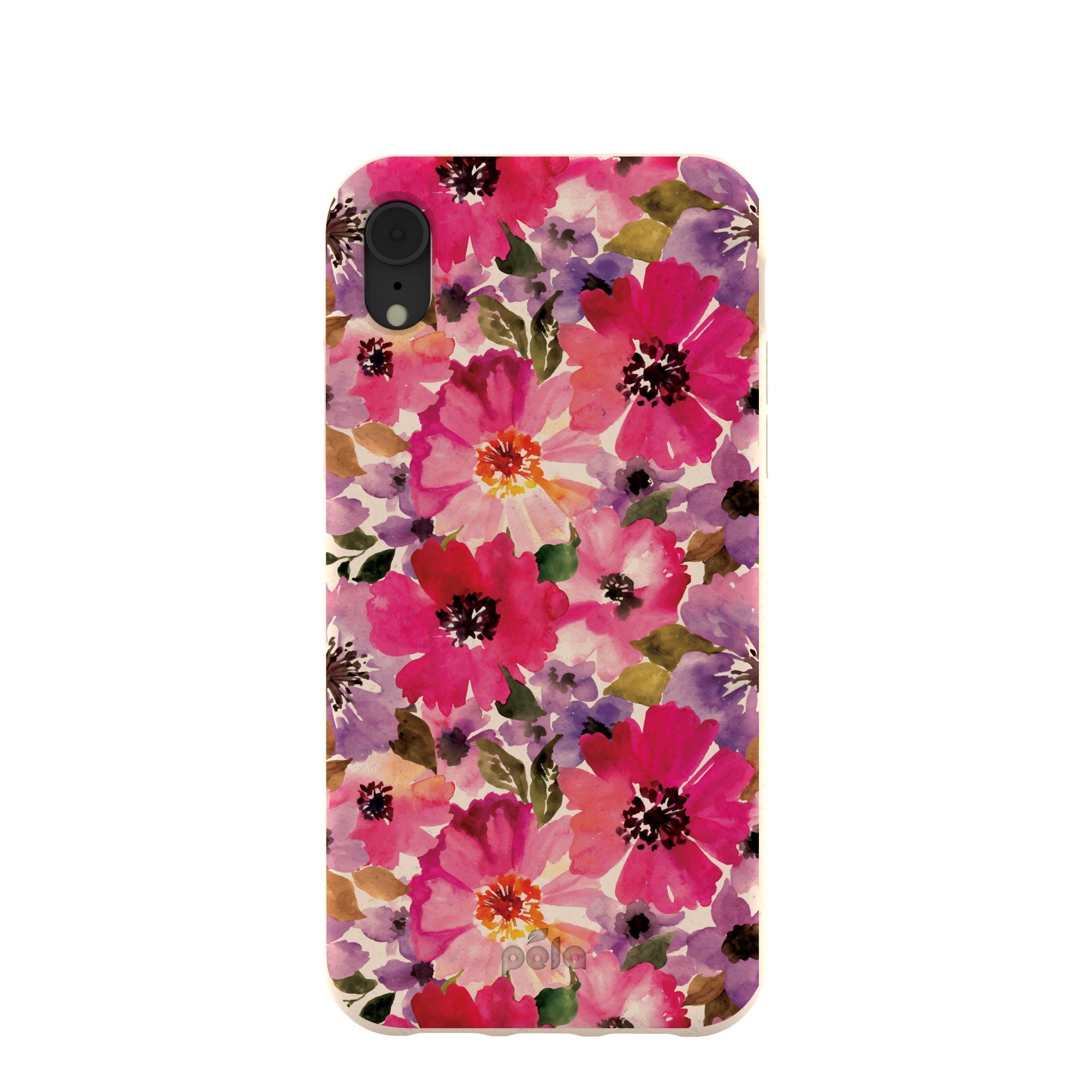 Seashell Painted Petals iPhone XR Case Refurbished - Pela Case refurbished available on Cerqular