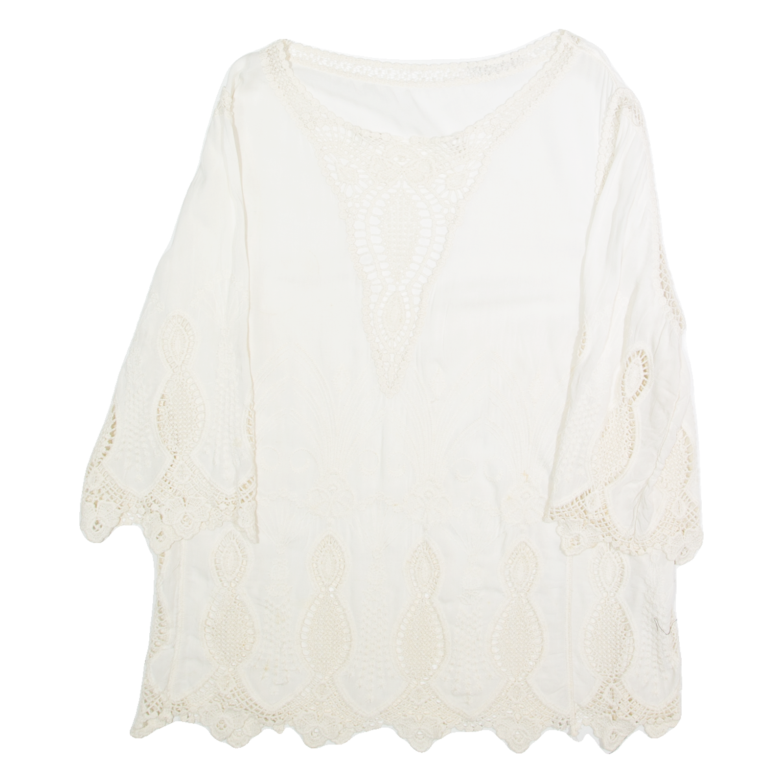 Womens Blouse Cream L Refurbished - N/A refurbished available on Cerqular