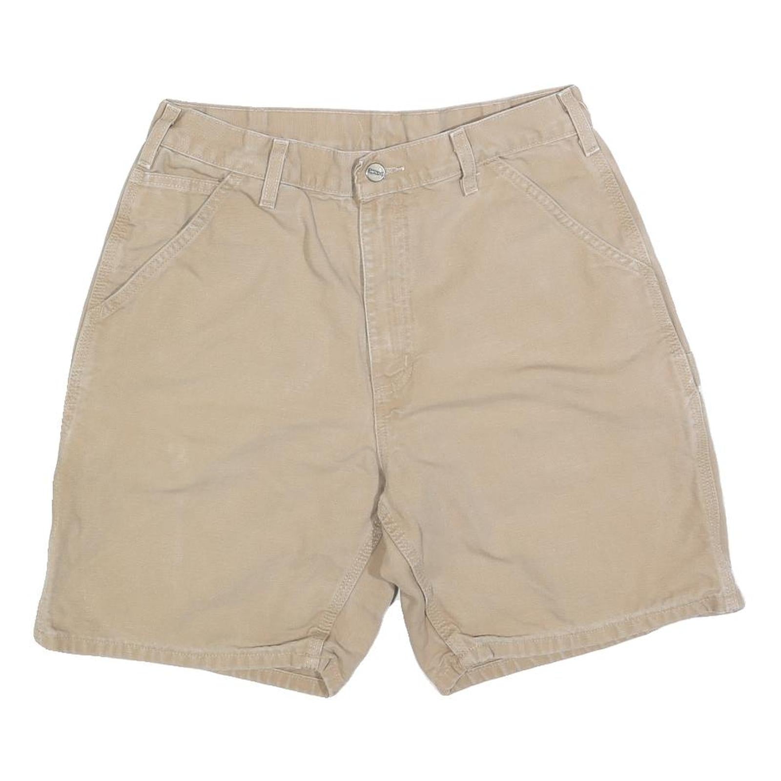 CARHARTT Mens Shorts Beige Cotton Blend Casual M W30 Workwear Utility Refurbished - N/A refurbished available on Cerqular