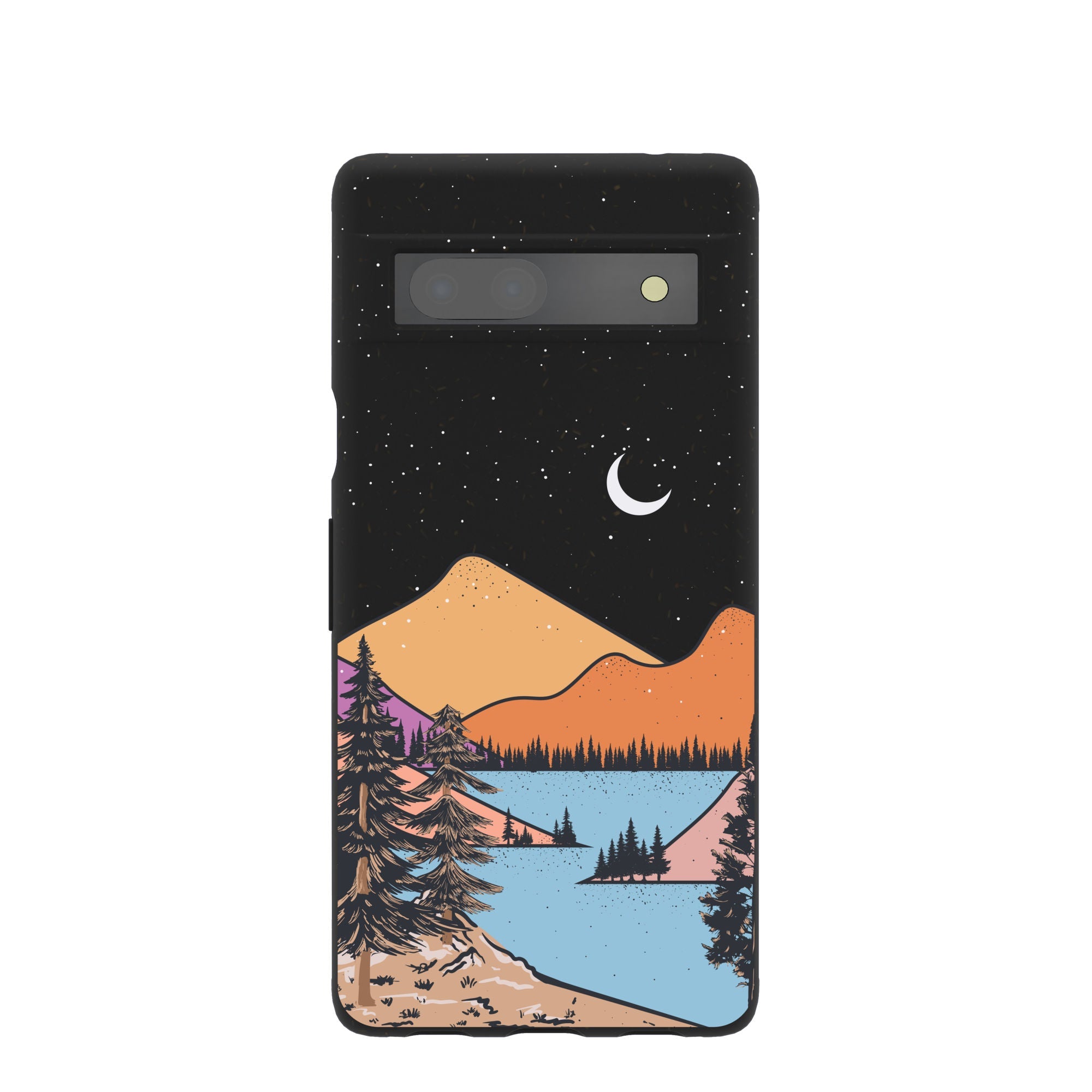 Black Night Trails Google Pixel 7a Case Refurbished - Pela Case refurbished available on Cerqular