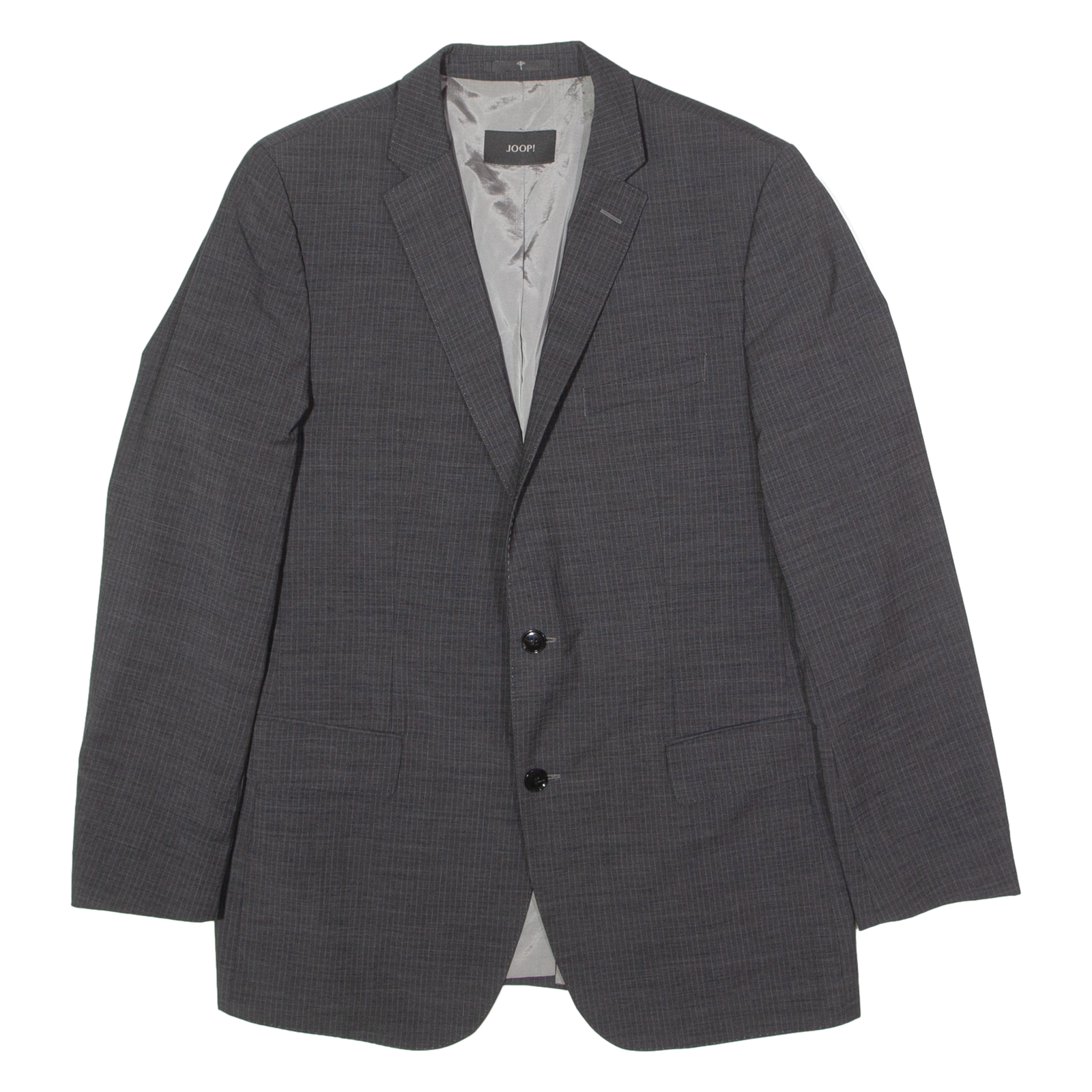 JOOP! MUrphy Barnes Mens Blazer Jacket Grey Wool Pinstripe L Refurbished - N/A refurbished available on Cerqular
