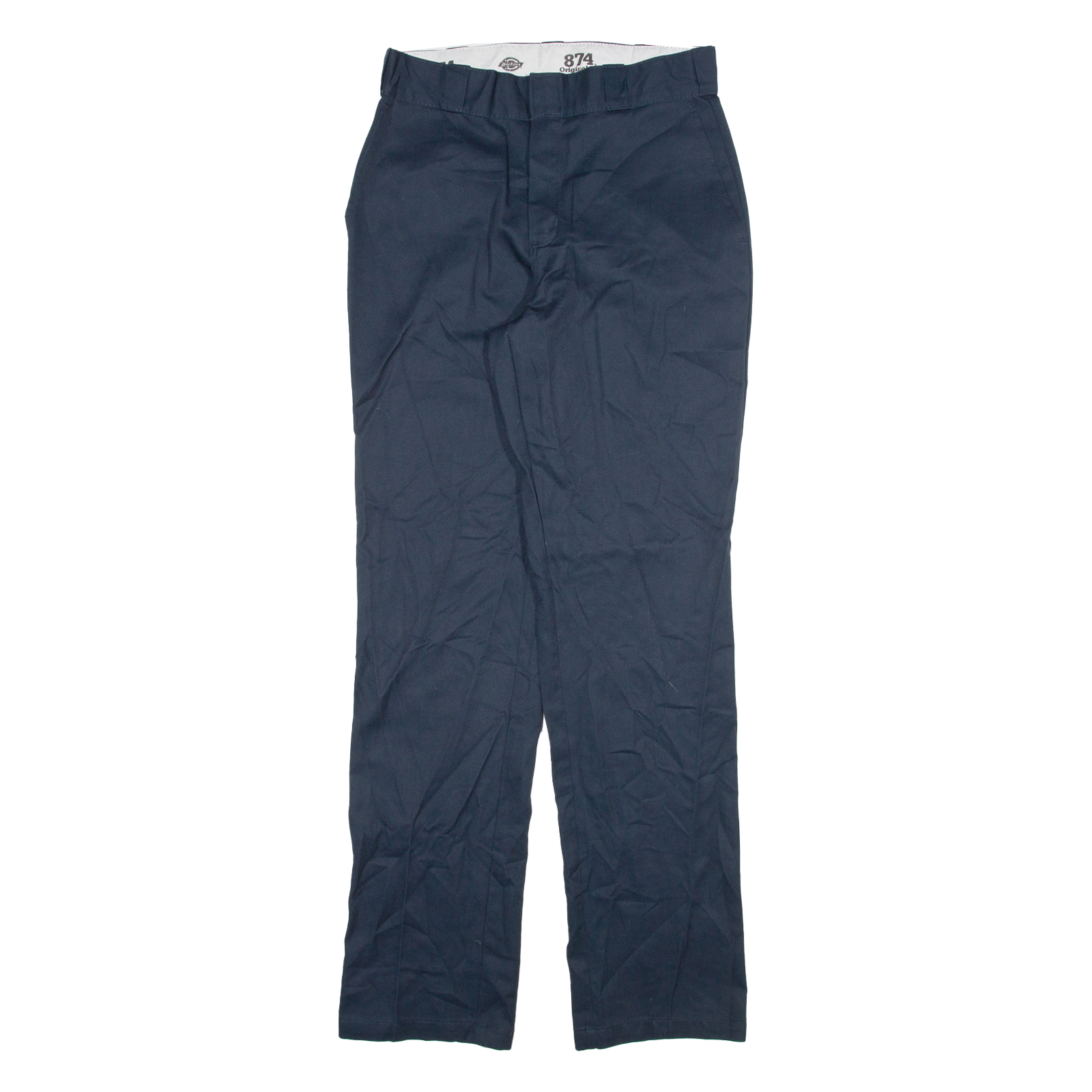 DICKIES 874 Workwear Mens Trousers Blue Regular Straight W28 L31 Refurbished - N/A refurbished available on Cerqular