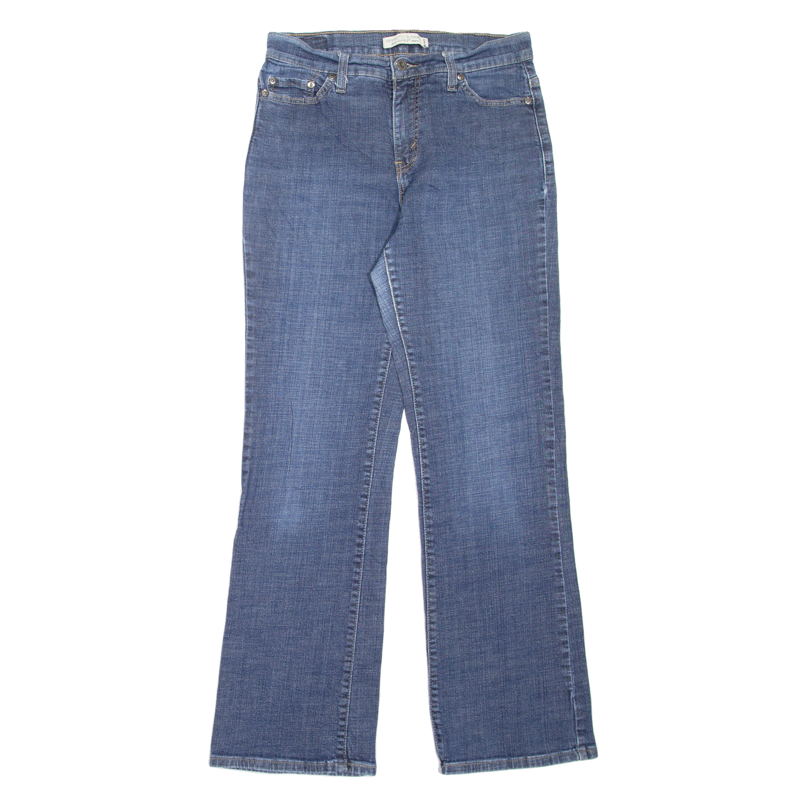 LEVI'S Perfectly Slimming 512 Womens Jeans Blue Bootcut Stone Wash W29 L30 Refurbished - N/A refurbished available on Cerqular