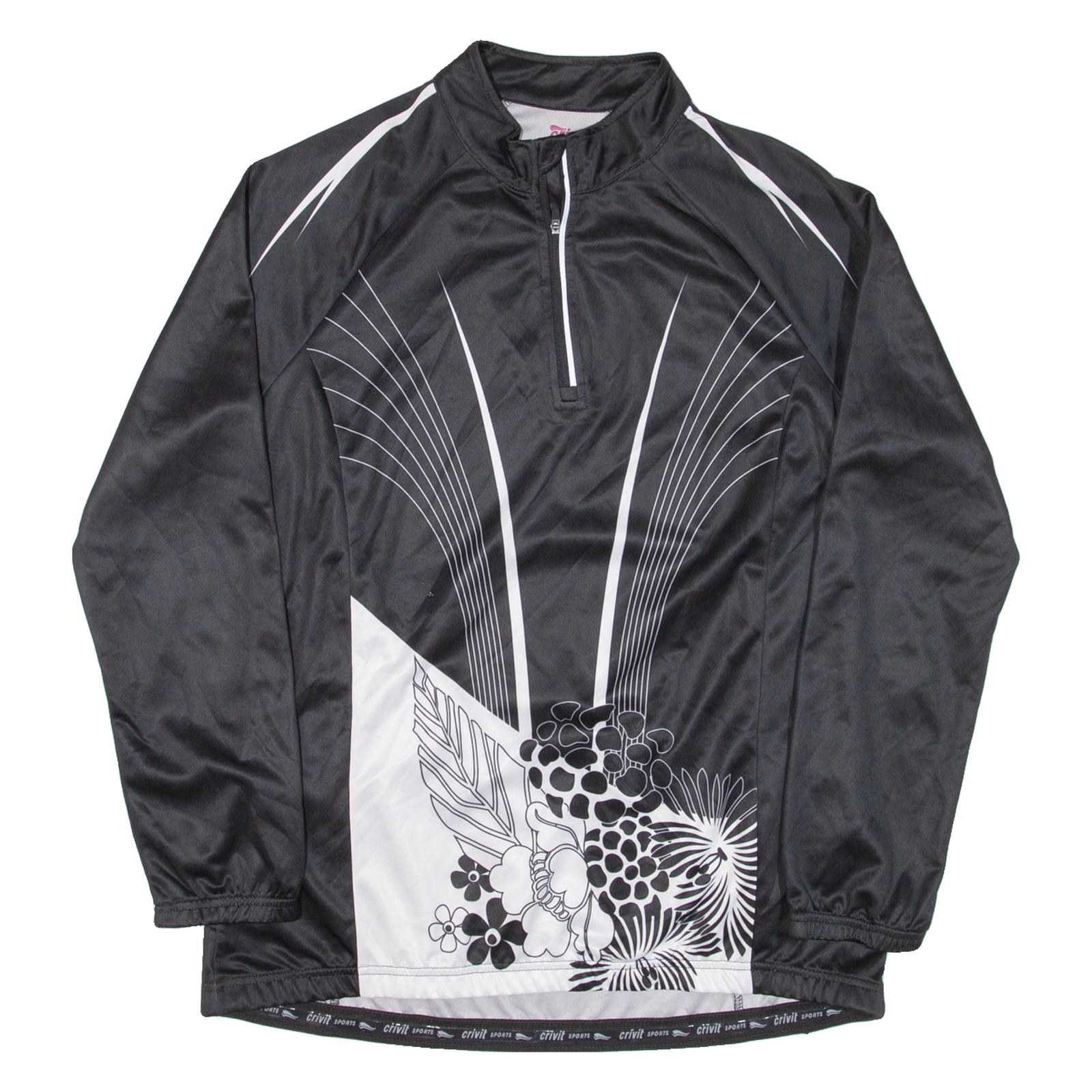 Cycling Mens Jersey Black 1/4 Zip L Refurbished - N/A refurbished available on Cerqular