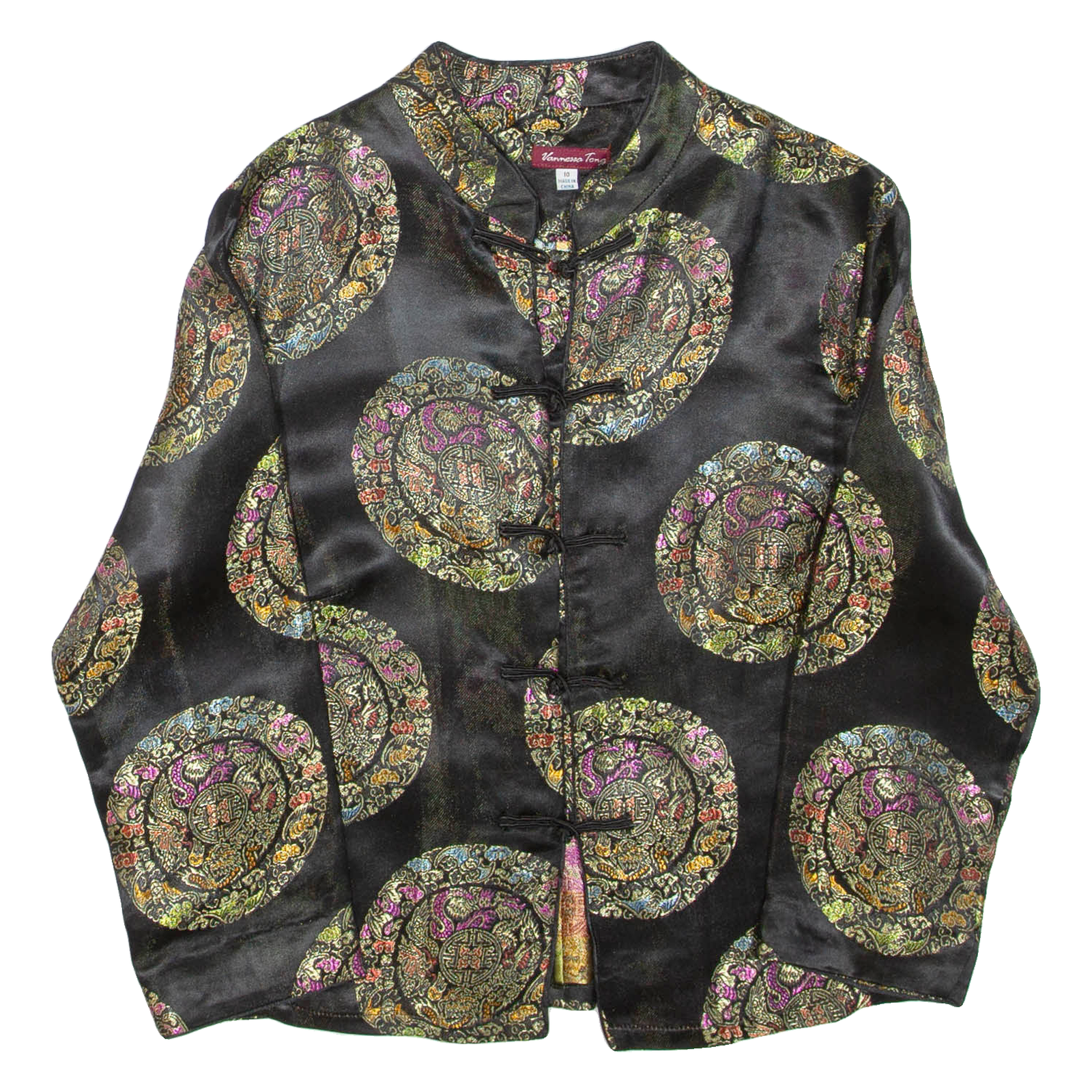 Buy Womens Top Black Collared Long Sleeve Geometric S Refurbished - $16.89 Womens Top Black Collared Long Sleeve Geometric S Refurbished - N/A refurbished available on Cerqular