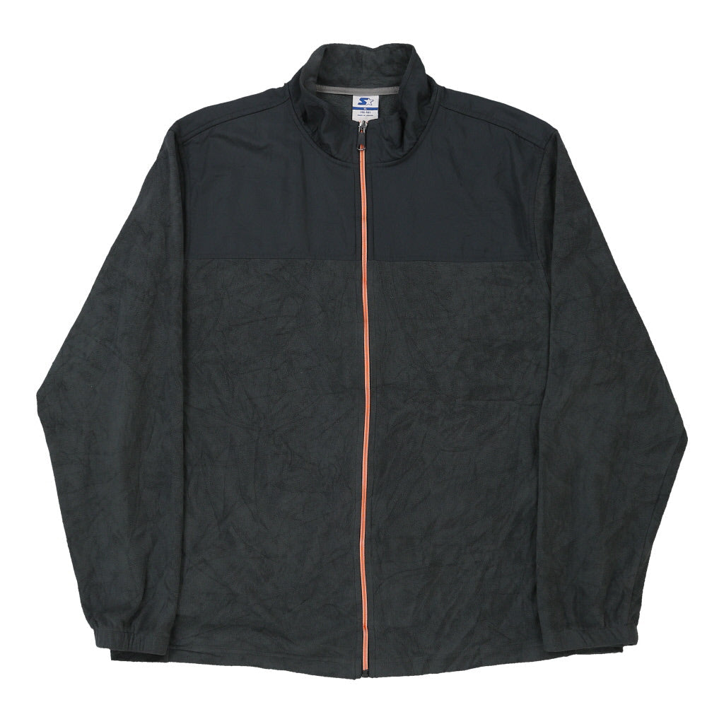 Starter Fleece - XL Grey Polyester Refurbished - Thrifted (note: this is a term often used to describe second- refurbished available on Cerqular