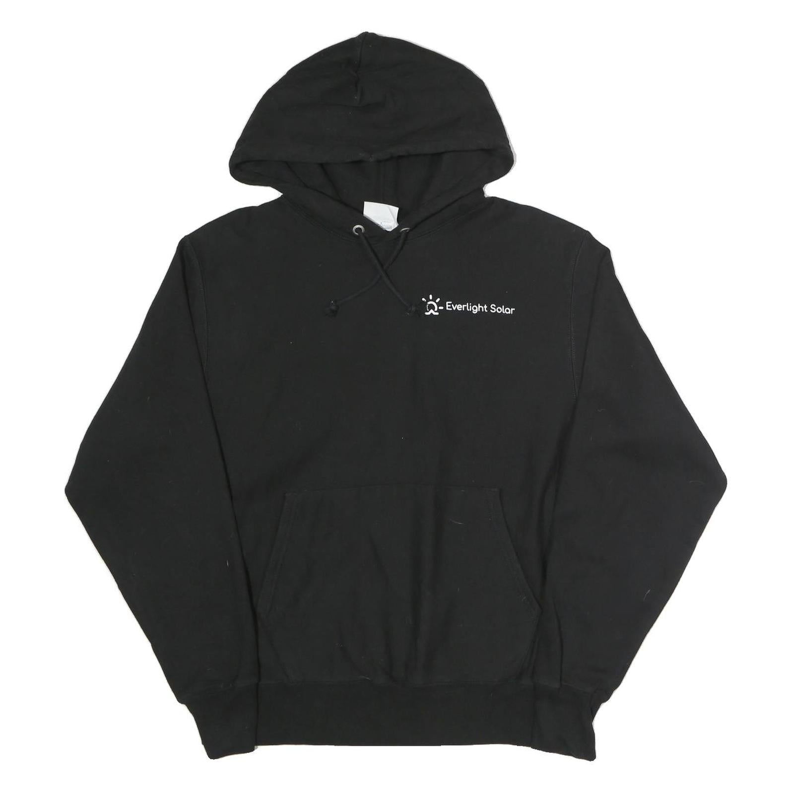 CHAMPION REVERSE WEAVE Mens Black Everlight Solar Logo Hoodie M Cotton Blend Refurbished - N/A refurbished available on Cerqular
