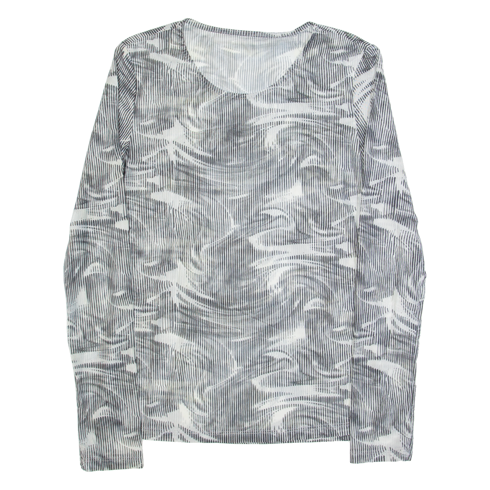 Buy Mesh Womens Printed Top White Long Sleeve Crazy Pattern M Refurbished - $16.89 Mesh Womens Printed Top White Long Sleeve Crazy Pattern M Refurbished - N/A refurbished available on Cerqular