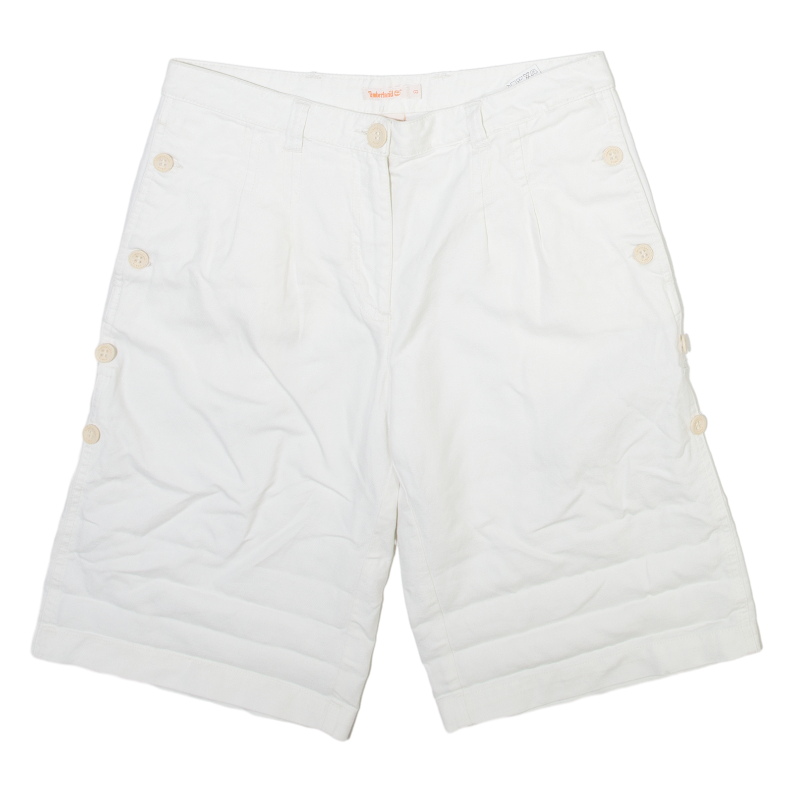 TIMBERLAND Womens Casual Shorts White M W30 Refurbished - N/A refurbished available on Cerqular