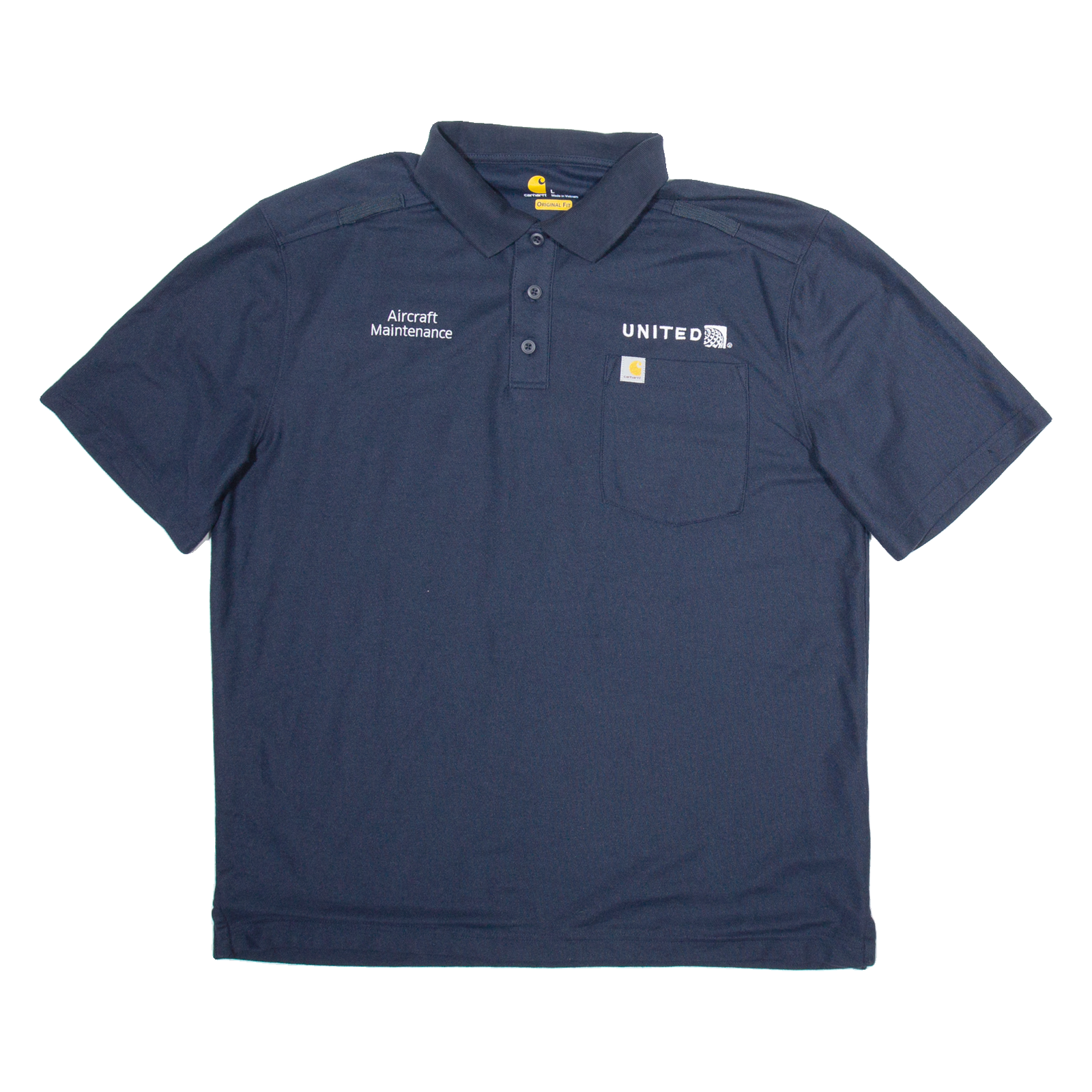 CARHARTT Workwear Mens Polo Shirt Blue L Refurbished - N/A refurbished available on Cerqular