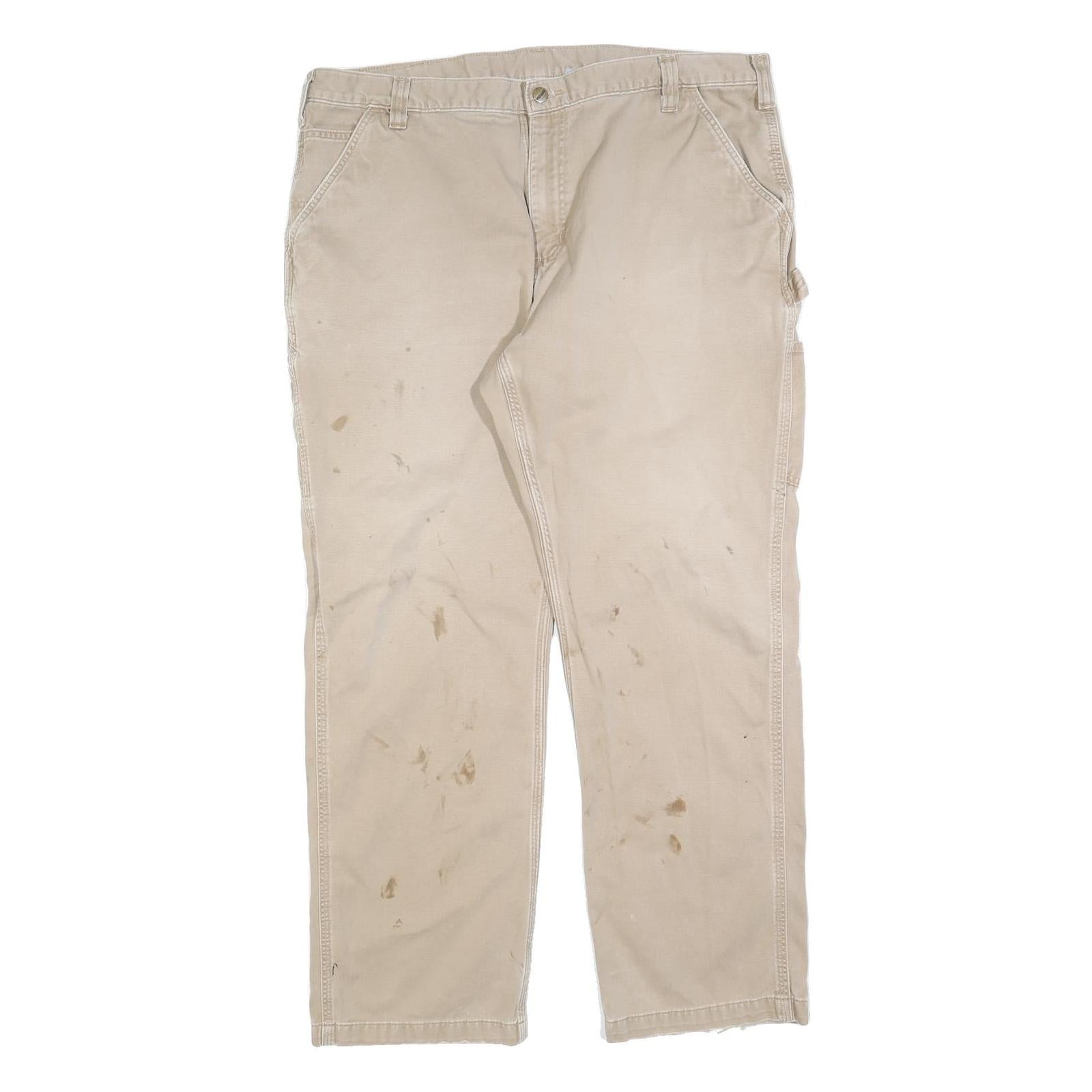 Buy CARHARTT Mens Beige Cotton Blend Regular Straight Trousers W42 L32 Workwear Refurbished - $40.29 CARHARTT Mens Beige Cotton Blend Regular Straight Trousers W42 L32 Workwear Refurbished - N/A refurbished available on Cerqular