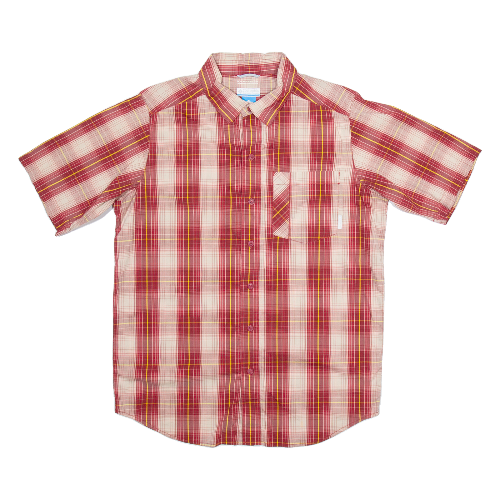 COLUMBIA Mens Shirt Red Check M Refurbished - N/A refurbished available on Cerqular