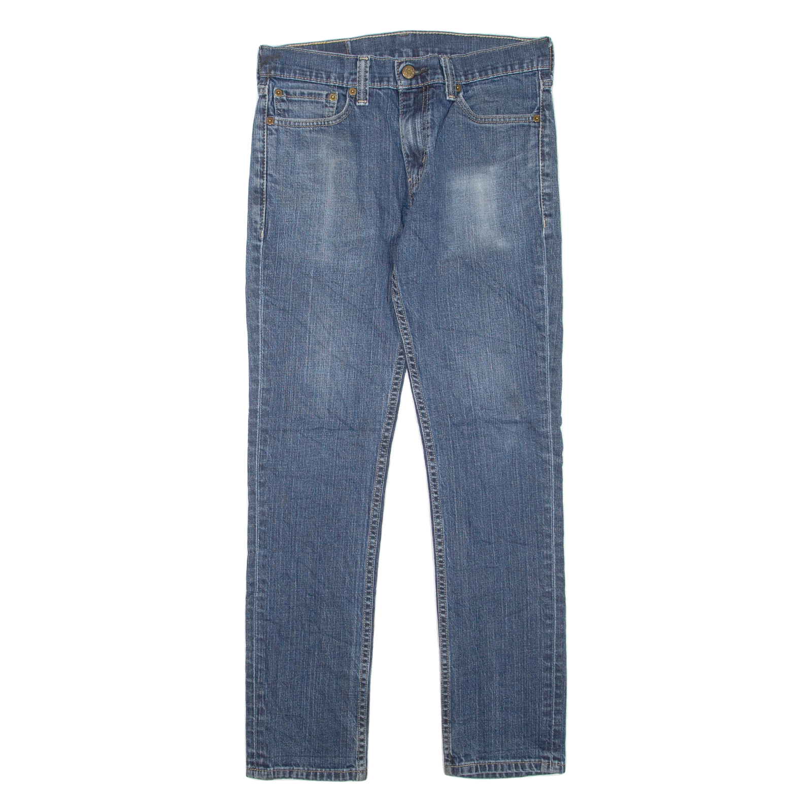LEVI'S 511 Jeans Mens Blue Slim Straight Stone Wash W32 L32 Refurbished - N/A refurbished available on Cerqular