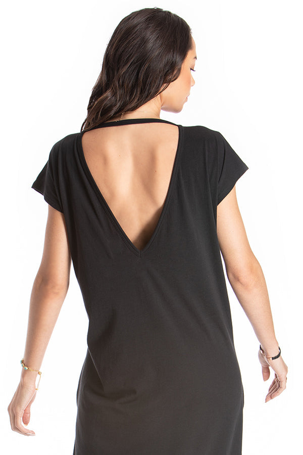 Maxi V-Back Dress - Organic Cotton | Size: small Refurbished - N/A (Note: There is no well-known brand called "AR refurbished available on Cerqular