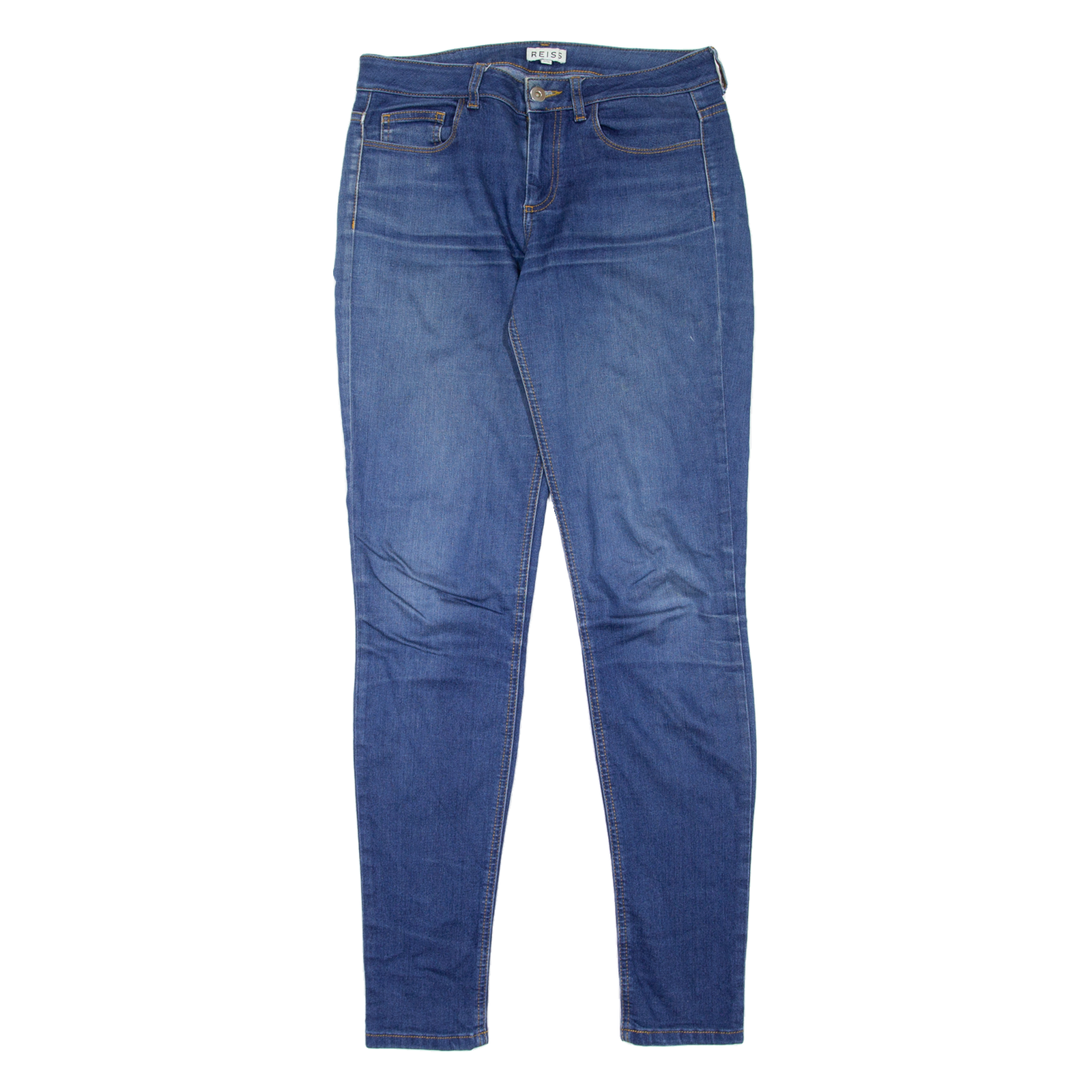 REISS Womens Jeans Blue Slim Skinny Stone Wash W28 L31 Refurbished - N/A refurbished available on Cerqular