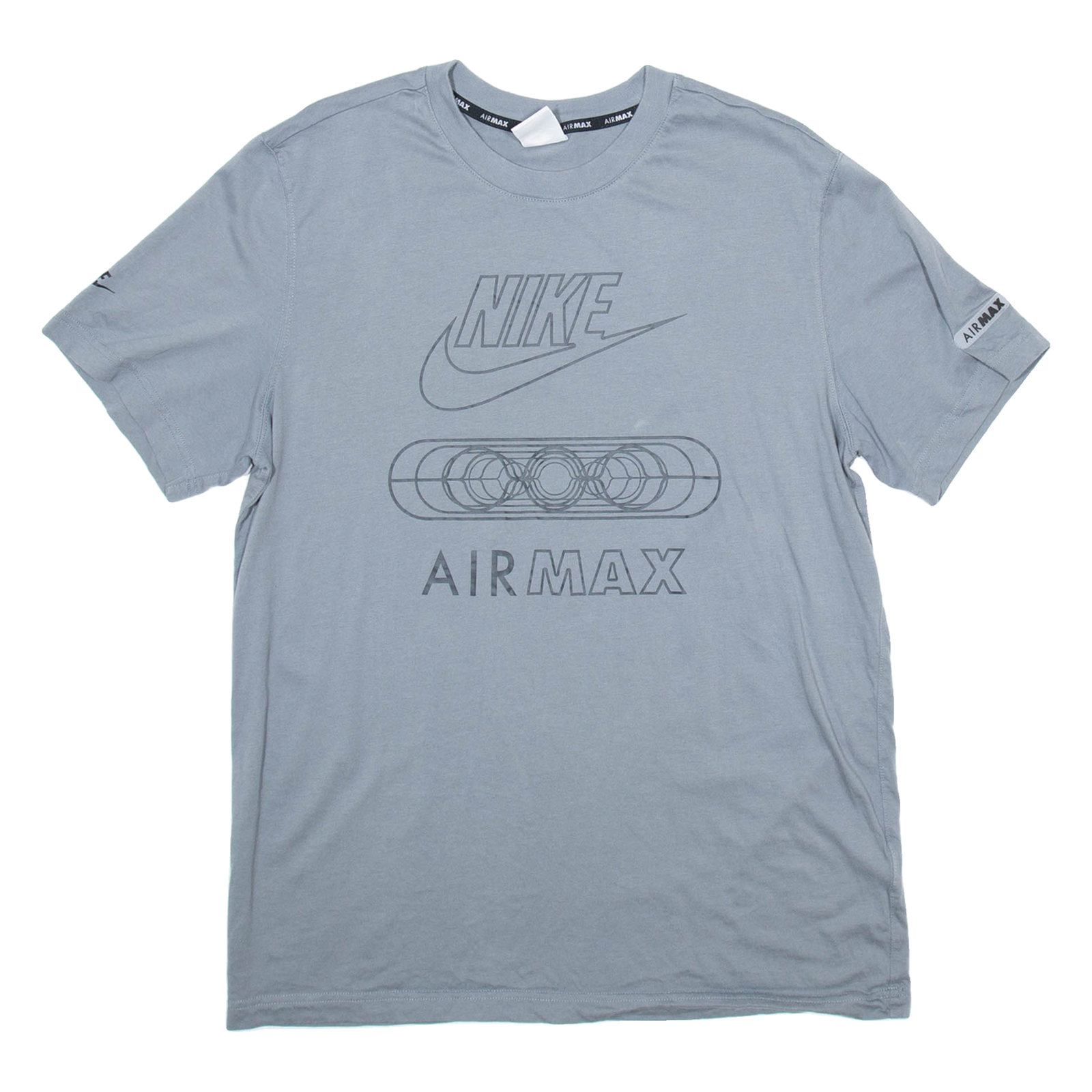 NIKE Mens T-Shirt Grey M Refurbished - N/A refurbished available on Cerqular