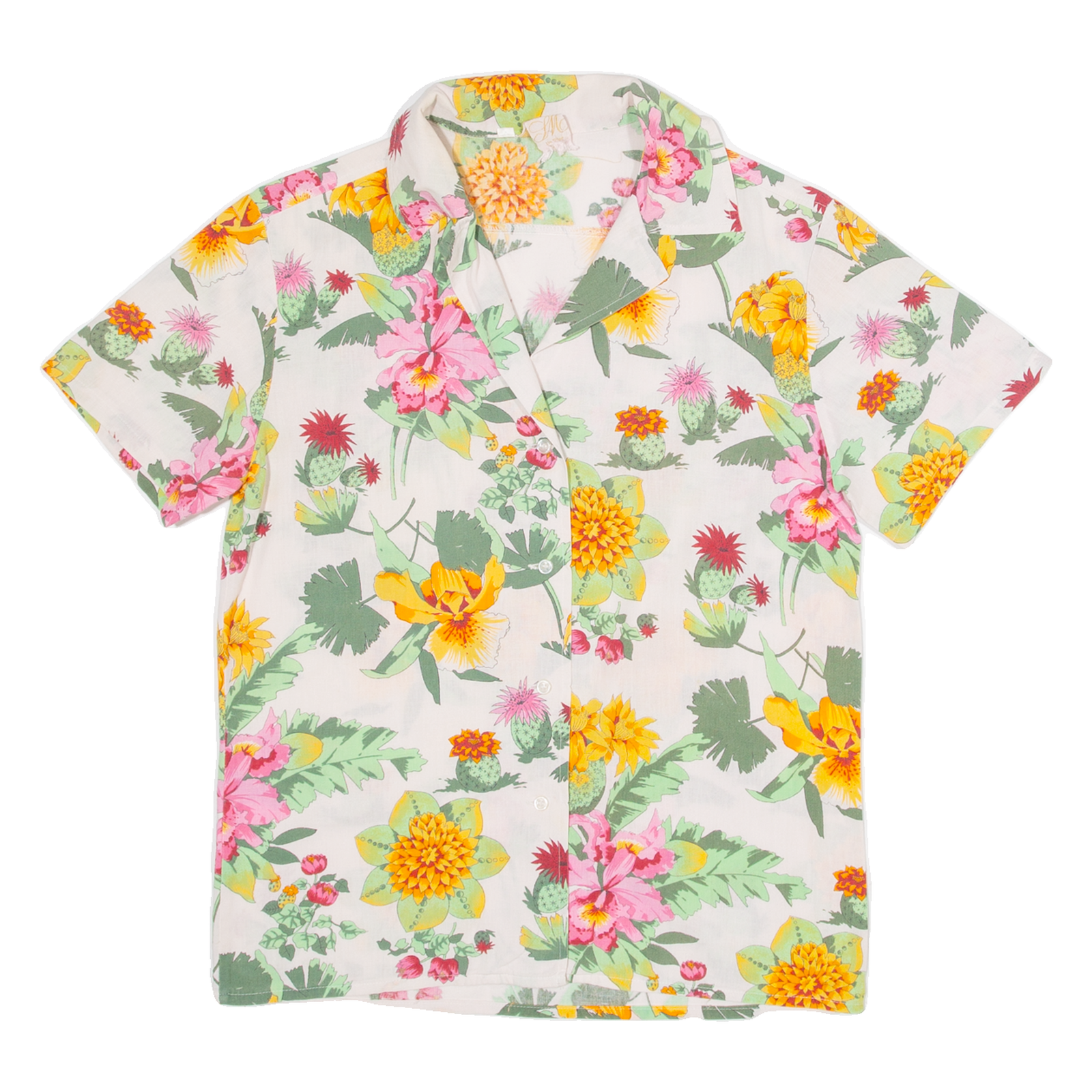 Womens Shirt Orange Floral XS Refurbished - N/A refurbished available on Cerqular