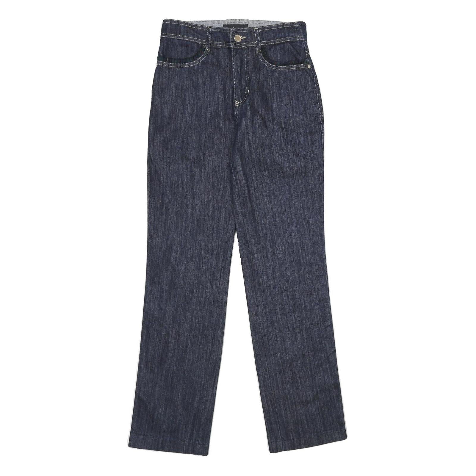 ROCCO BAROCCO Womens Jeans Blue Regular Straight Denim Medium W27 L30 Classic Refurbished - N/A refurbished available on Cerqular