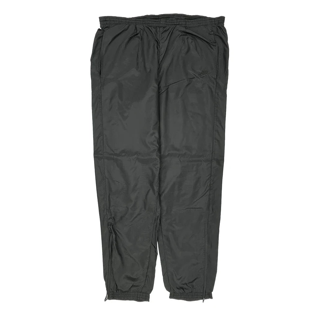 Nike Tracksuit - Medium Black Nylon Refurbished - Thrifted (note: this is a term often used to describe second- refurbished available on Cerqular
