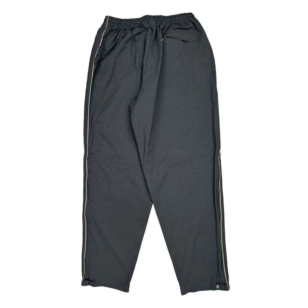 Nike Tracksuit - Large Black Nylon Refurbished - Thrifted (note: this is a term often used to describe second- refurbished available on Cerqular