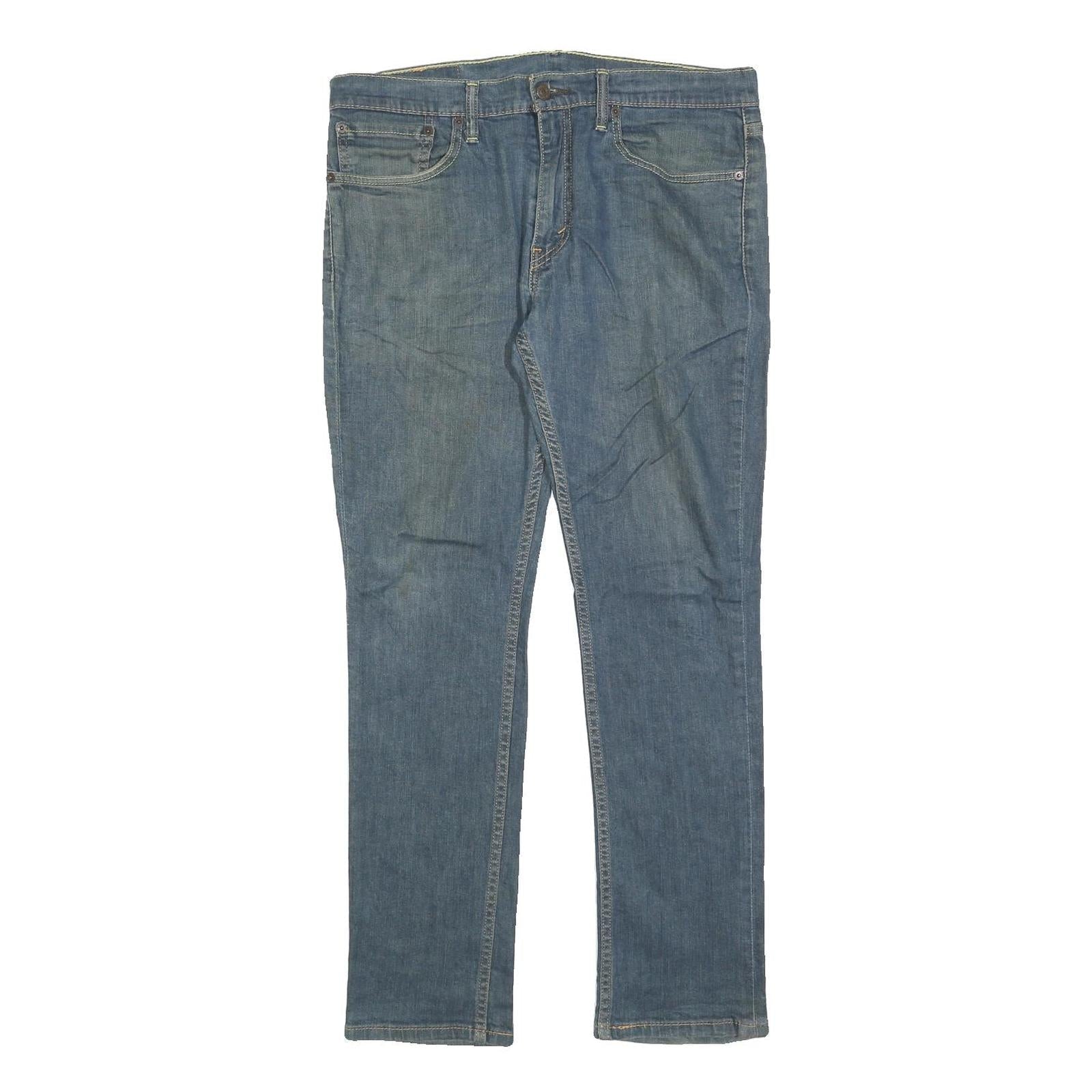 LEVI'S 511 Slim Mens Jeans Blue Slim Skinny Denim W34 L32 Classic Style Refurbished - N/A refurbished available on Cerqular