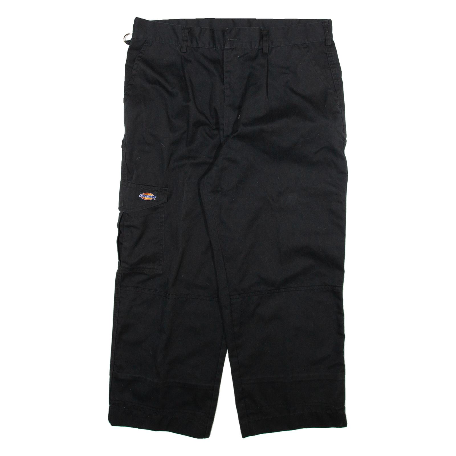 DICKIES Carpenter Mens Trousers Black Relaxed Straight W34 L24 Refurbished - N/A refurbished available on Cerqular