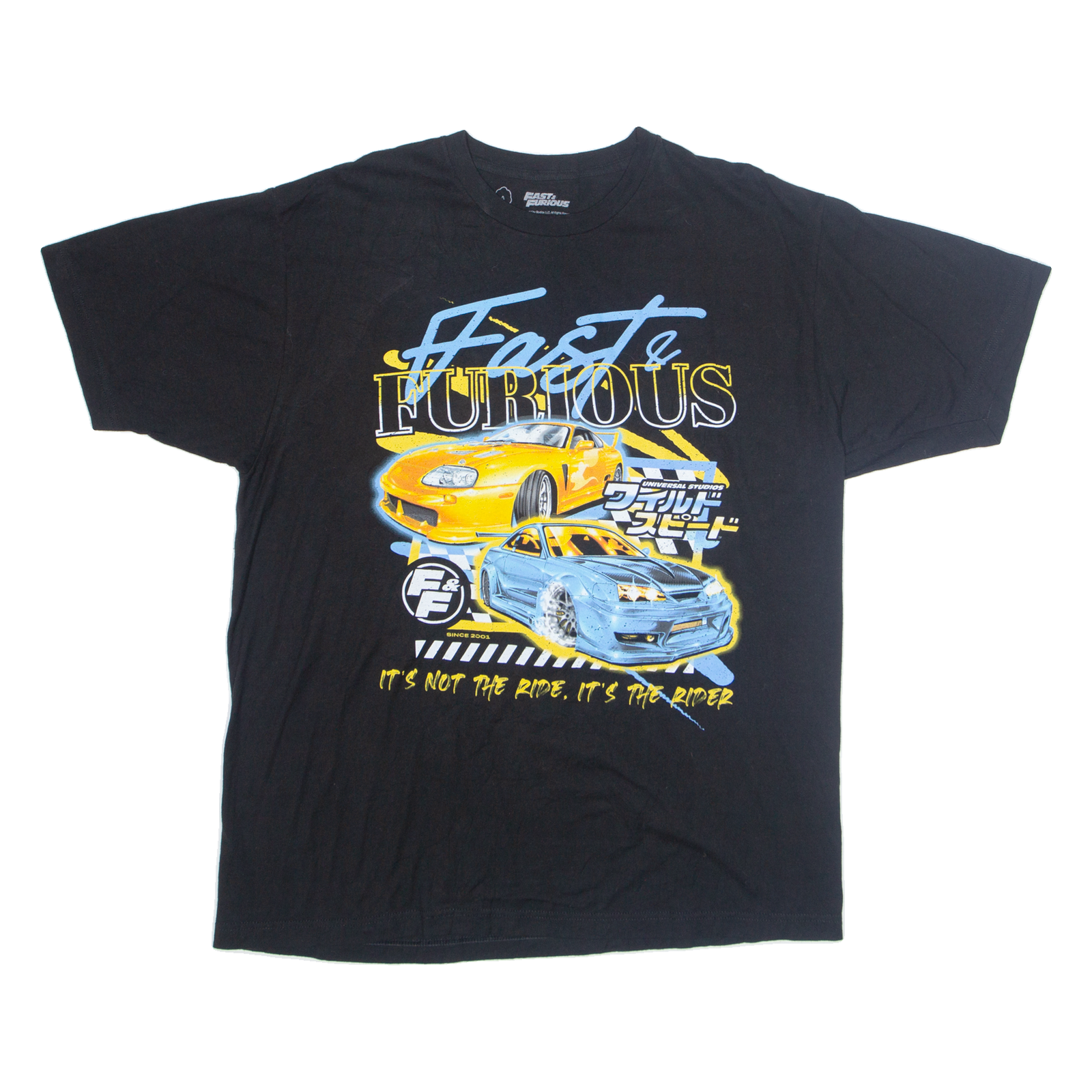 FAST AND FURIOUS Mens T-Shirt Black XL Refurbished - N/A refurbished available on Cerqular