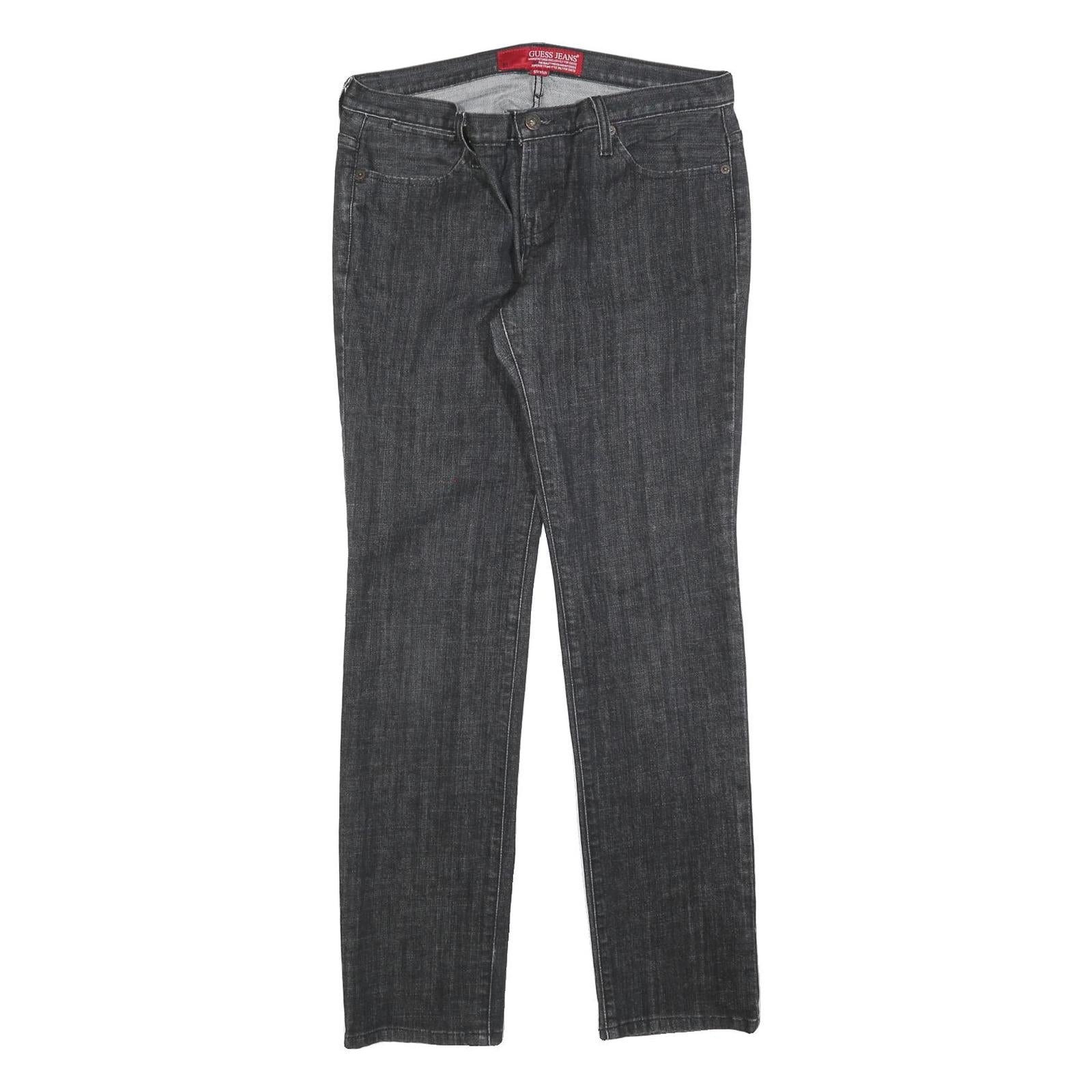 GUESS Womens Jeans Black Slim Straight Denim Medium W31 L31 Stylish Casual Refurbished - N/A refurbished available on Cerqular
