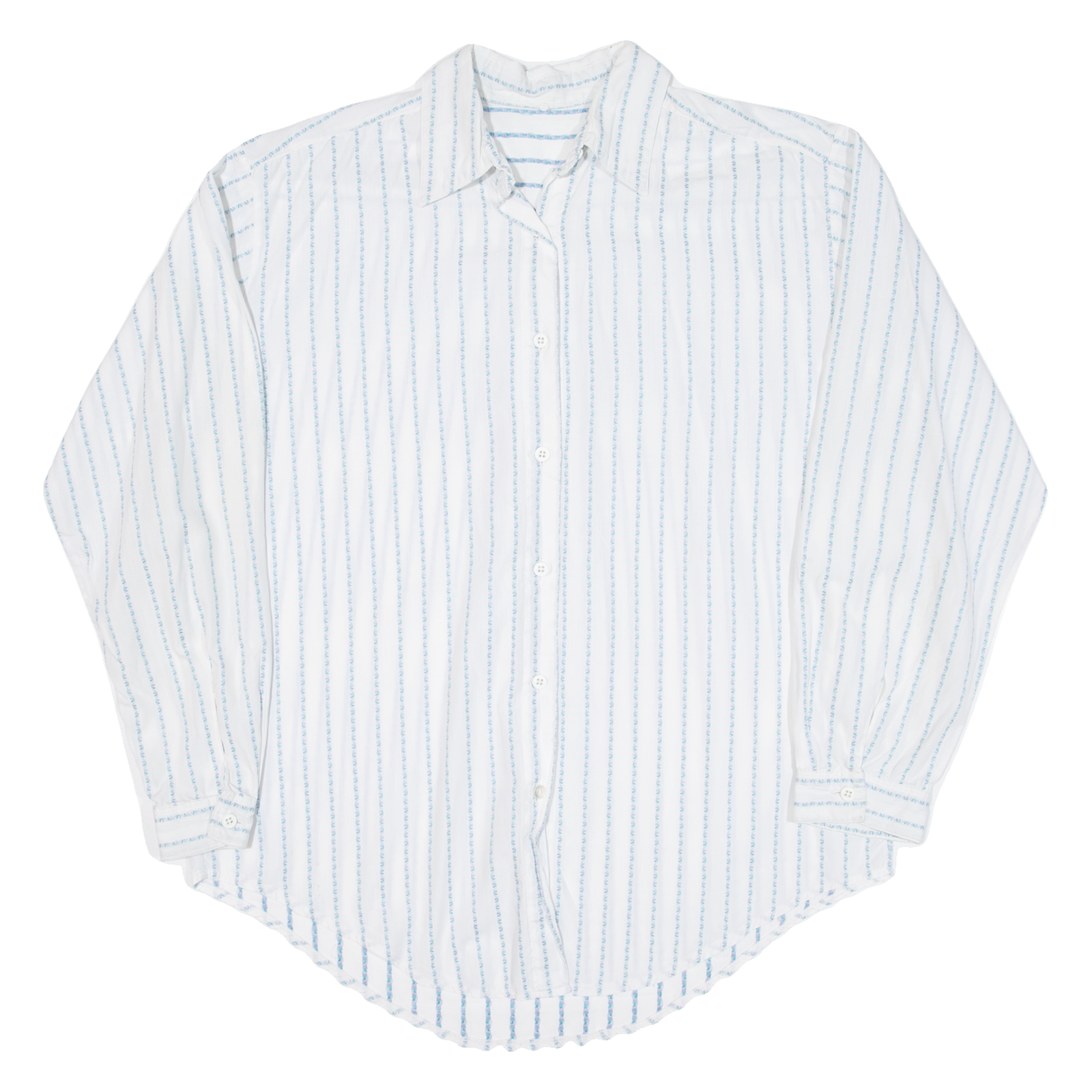 Womens Shirt White Floral Long Sleeve L Refurbished - N/A refurbished available on Cerqular