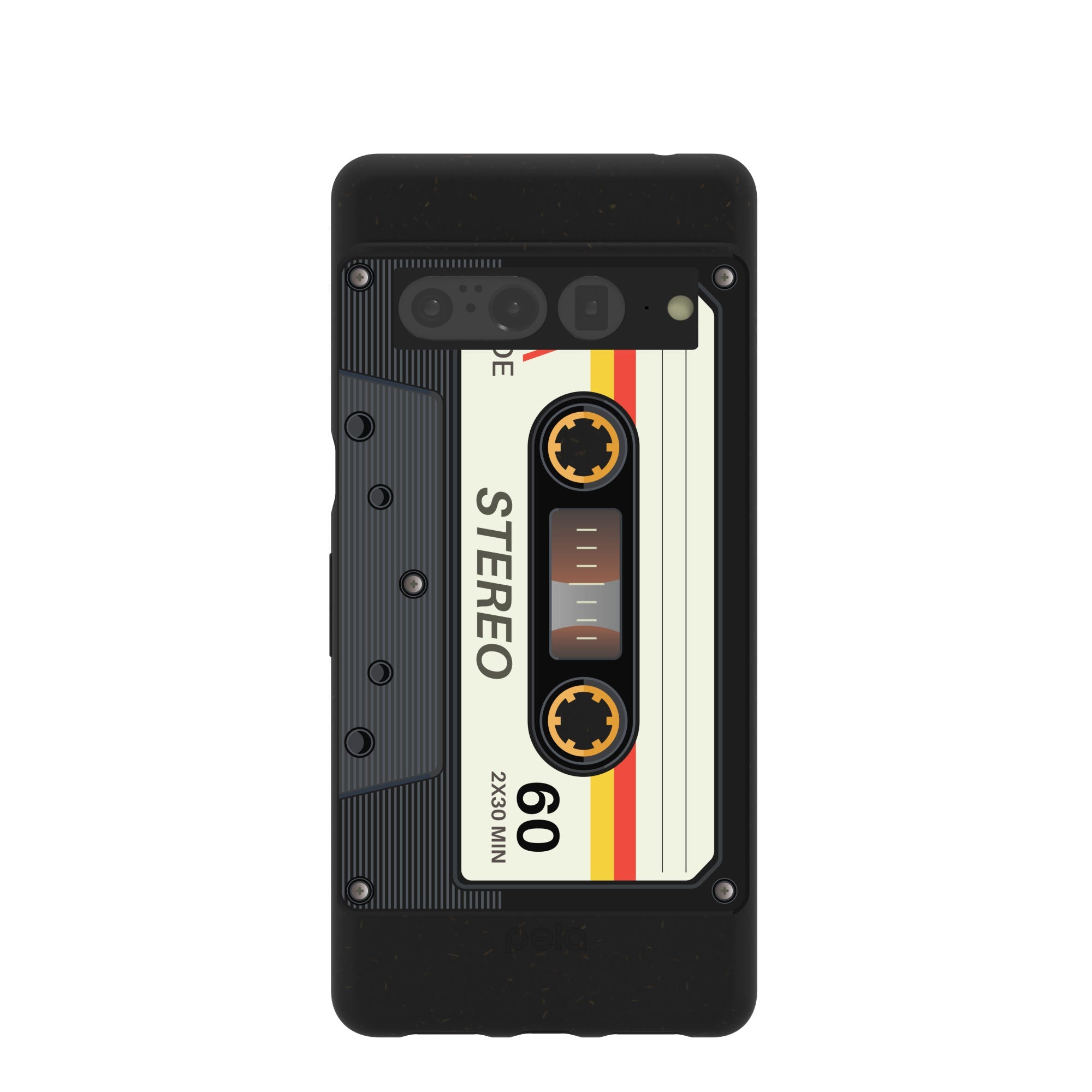 Buy Black Cassette Google Pixel 7 Pro Case Refurbished - $65.00 Black Cassette Google Pixel 7 Pro Case Refurbished - Pela Case refurbished available on Cerqular