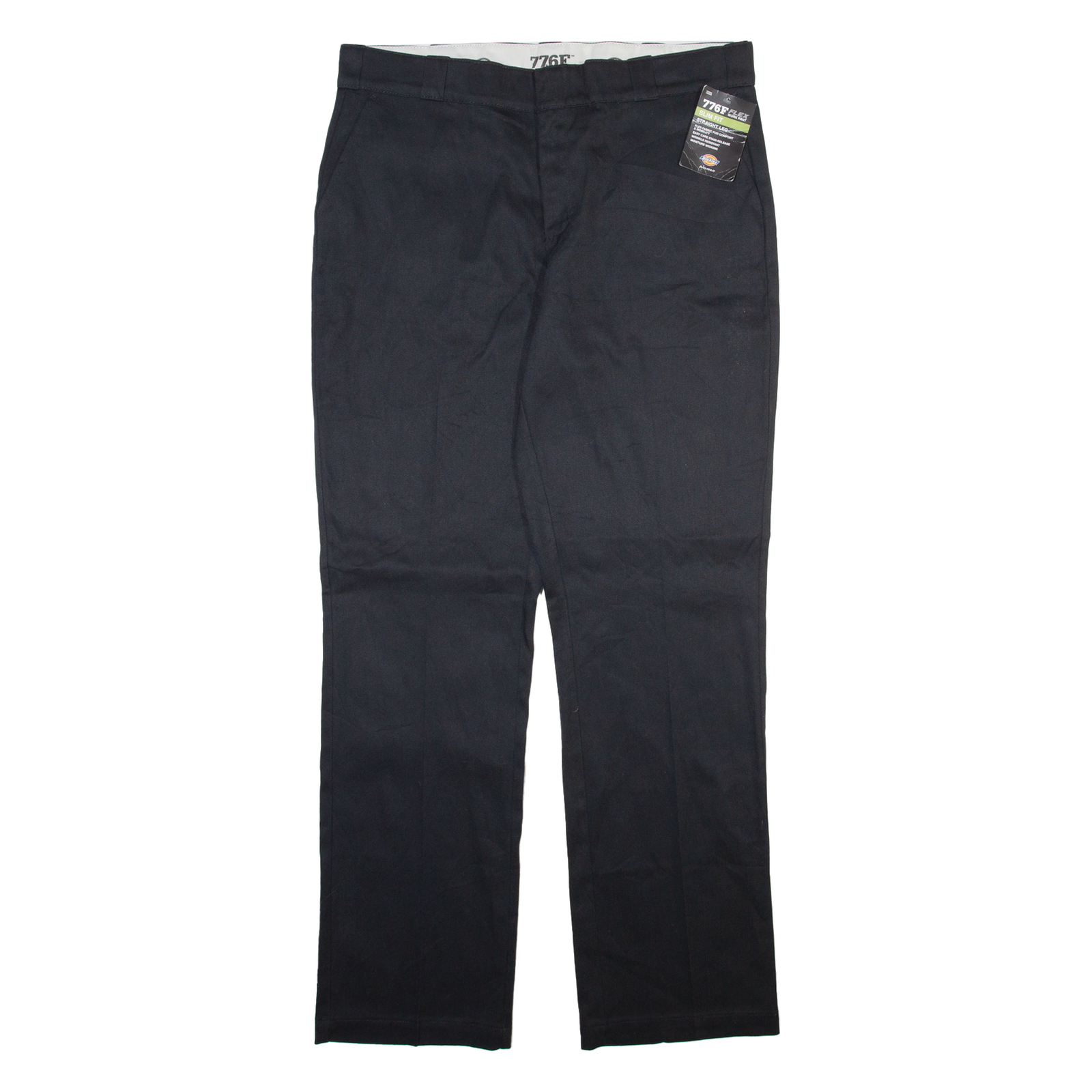 DICKIES 776f Womens Trousers Black Regular Straight W38 L32 Refurbished - N/A refurbished available on Cerqular