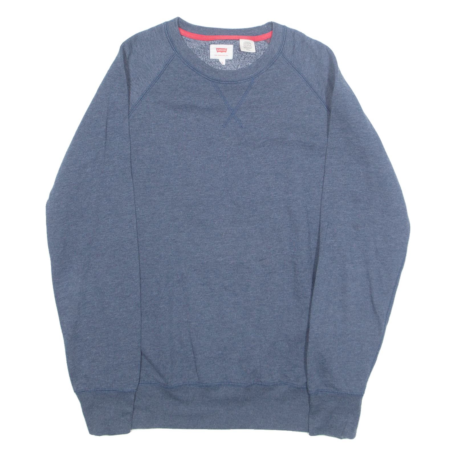 LEVI'S Mens Sweatshirt Blue S Refurbished - N/A refurbished available on Cerqular