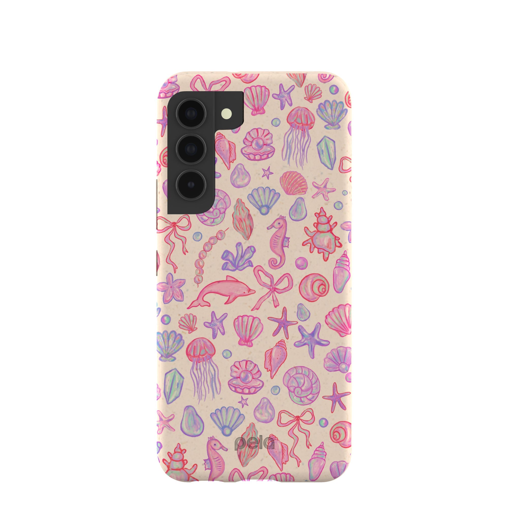 Seashell Mermaid Dreams Samsung Galaxy S22 Case Refurbished - Pela Case refurbished available on Cerqular