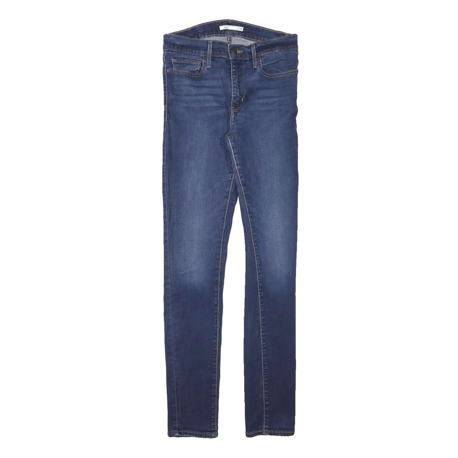 LEVI'S Womens Slim Blue Denim Jeans W27 L31 Zip Classic Fit Refurbished - N/A refurbished available on Cerqular