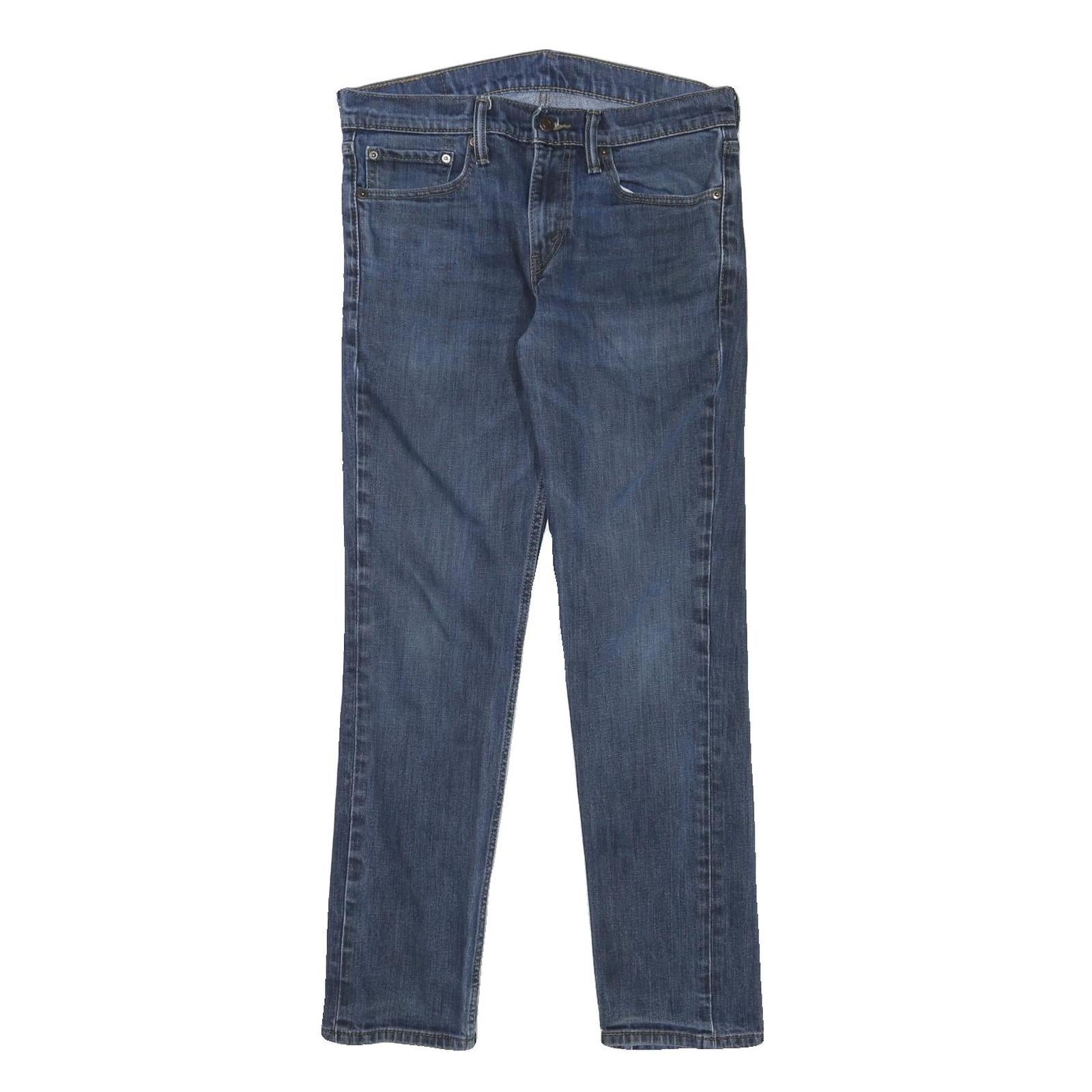 LEVI'S 511 Mens Slim Skinny Denim Medium Blue Cotton Blend W31 L30 Zip Jeans Refurbished - N/A refurbished available on Cerqular