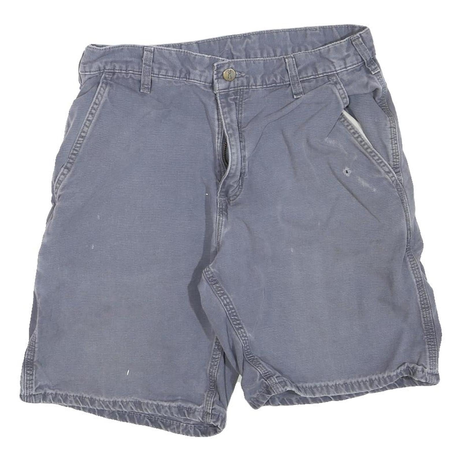 CARHARTT Mens Shorts Blue Casual Cotton Blend M W32 Workwear Durable Refurbished - N/A refurbished available on Cerqular
