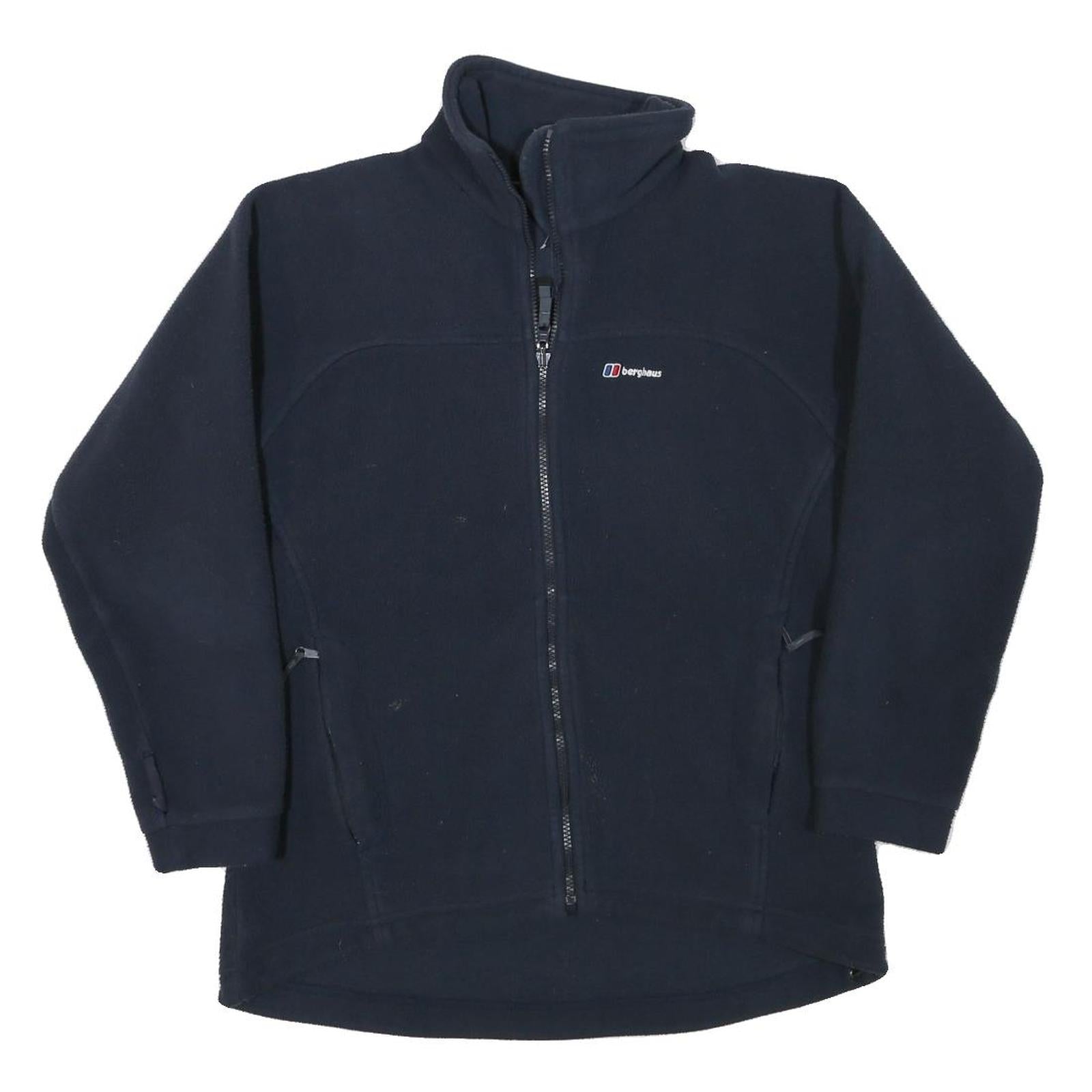 BERGHAUS Womens Navy Blue Jacket L Polyester Blend Plain Zip Outdoor Casual Refurbished - N/A refurbished available on Cerqular