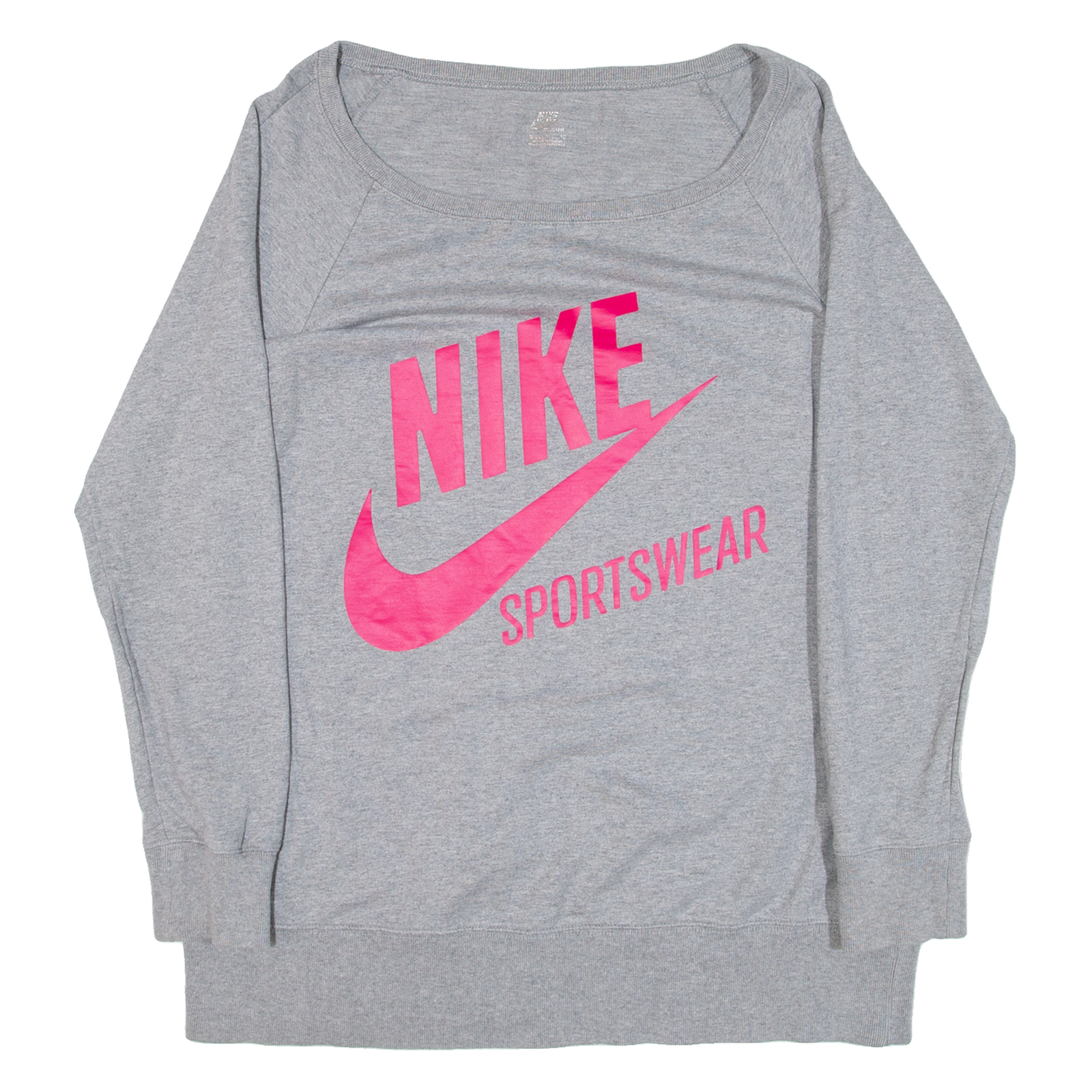 NIKE Womens Sweatshirt Grey XL Refurbished - N/A refurbished available on Cerqular