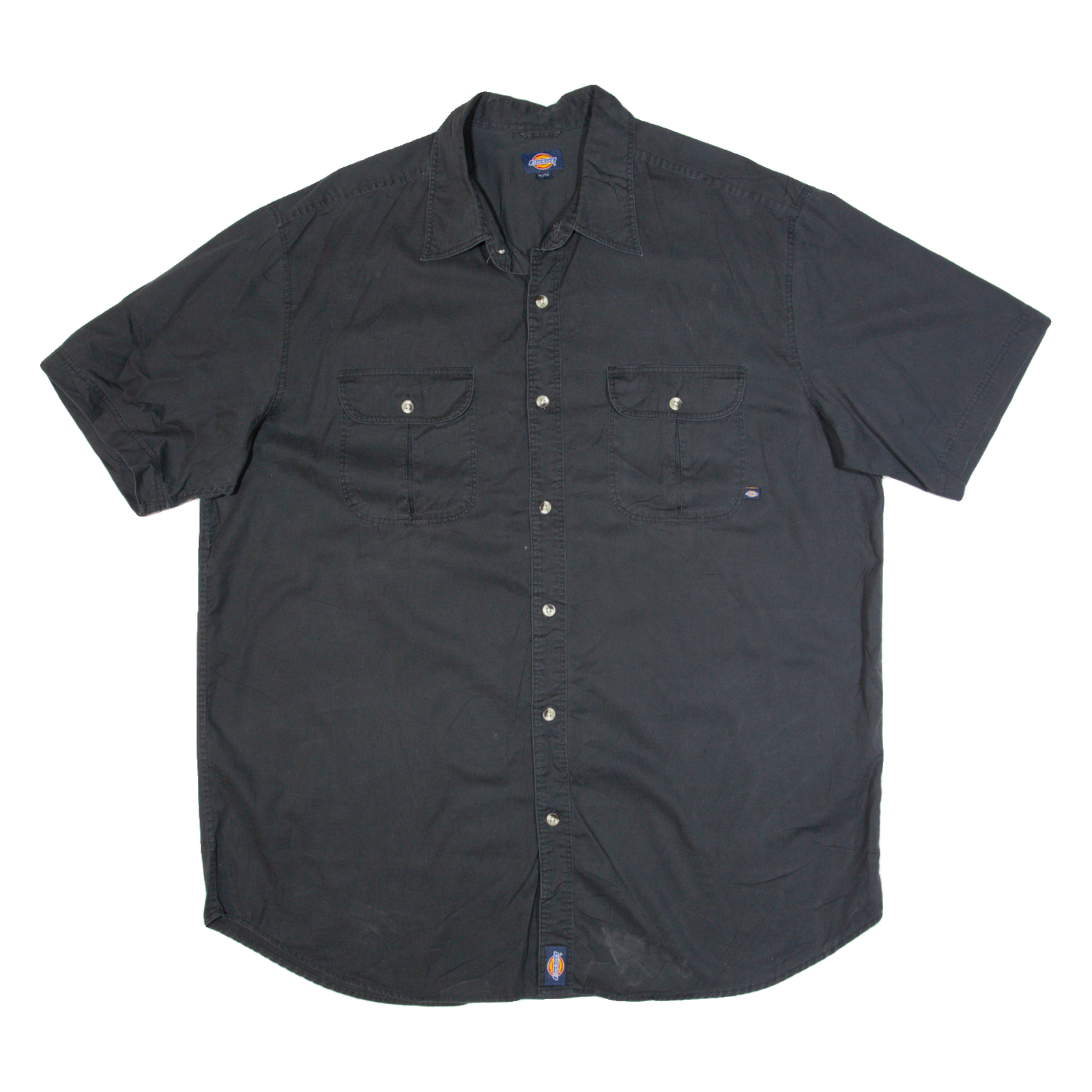 DICKIES Mens Worker Shirt Black XL Refurbished - N/A refurbished available on Cerqular