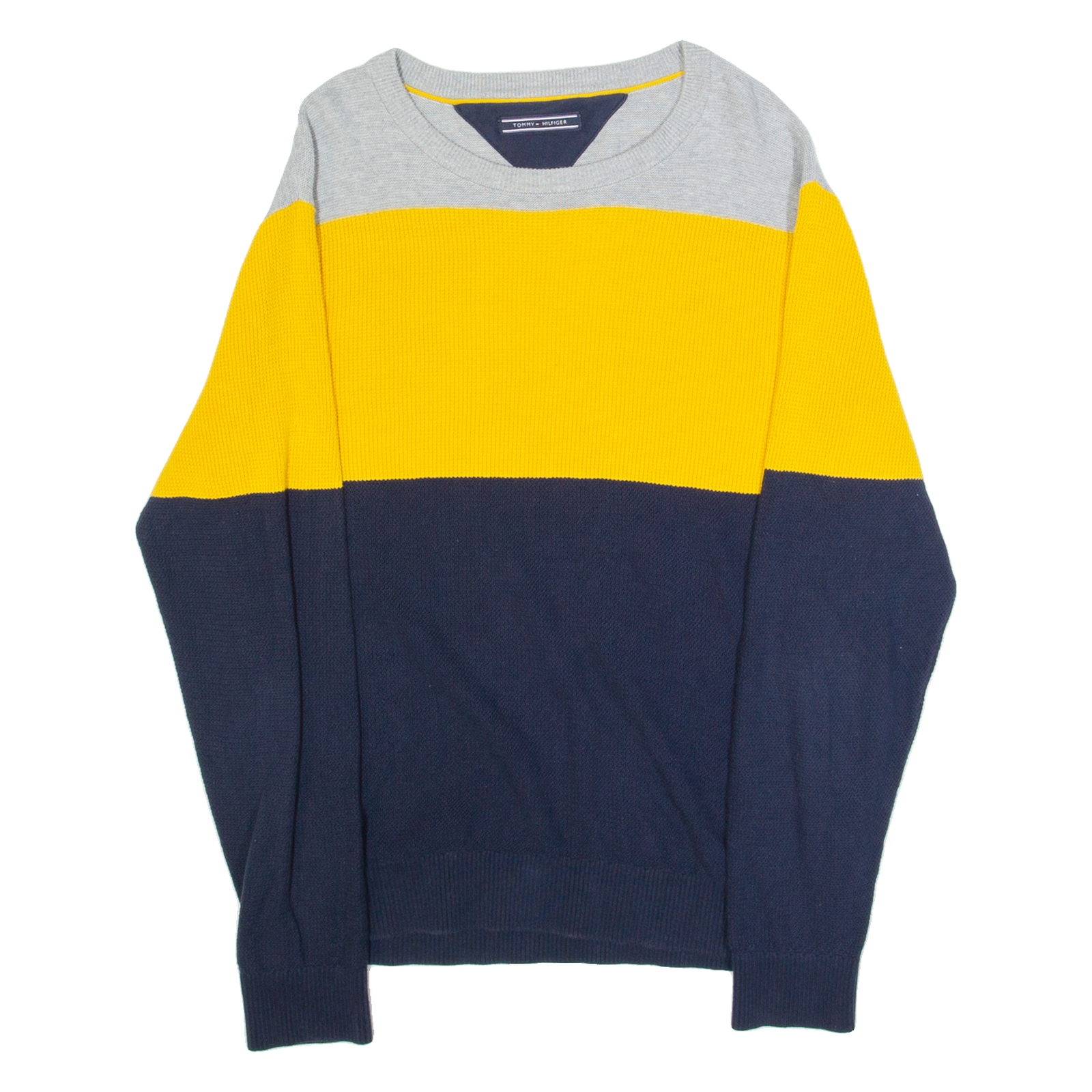 Buy TOMMY HILFIGER Mens Jumper Blue Waffle Knit XL Refurbished - $36.39 TOMMY HILFIGER Mens Jumper Blue Waffle Knit XL Refurbished - N/A refurbished available on Cerqular