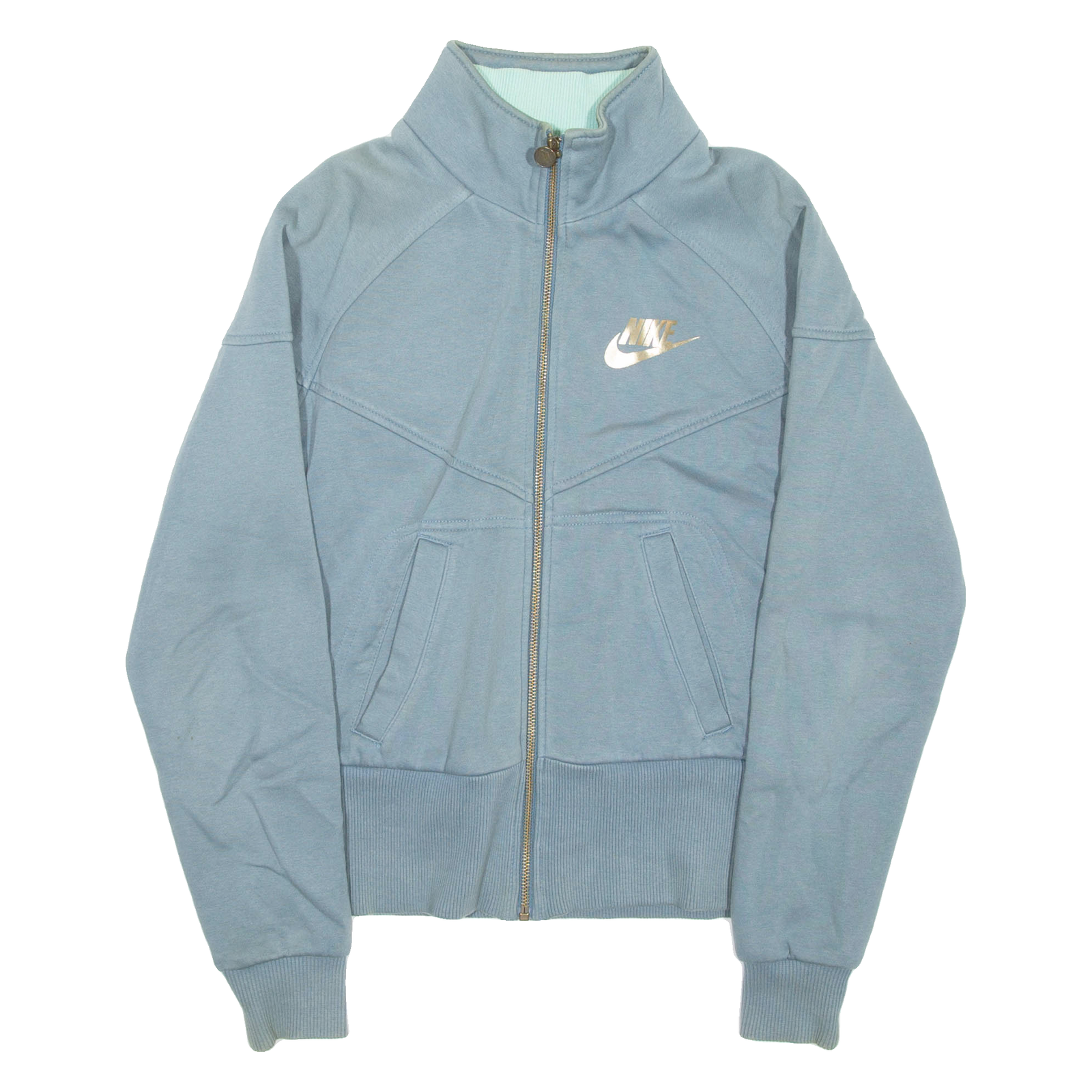NIKE Womens Track Jacket Blue S Refurbished - N/A refurbished available on Cerqular