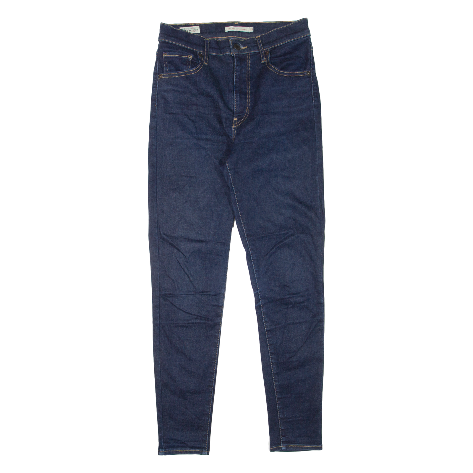 LEVI'S Mile High BIG E Womens Jeans Blue Slim Skinny W28 L28 Refurbished - N/A refurbished available on Cerqular