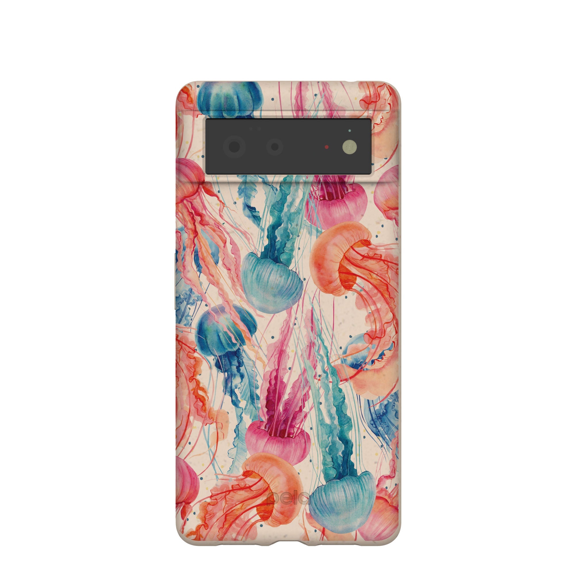 Seashell Jellyfish Google Pixel 6 Case Refurbished - Pela Case refurbished available on Cerqular