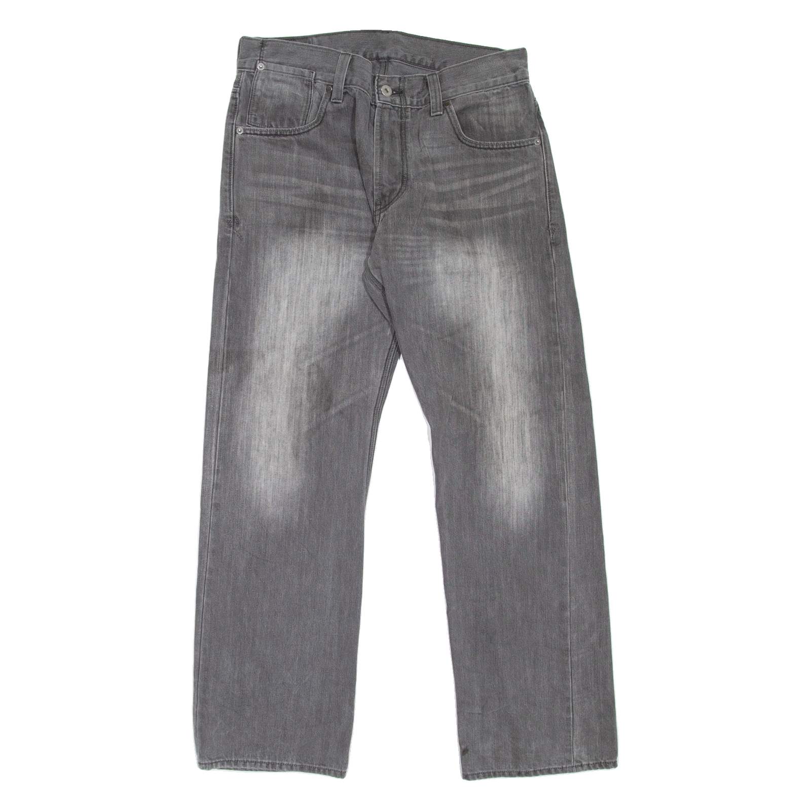 LEVI'S 514 Jeans Mens Grey Slim Straight Stone Wash W33 L30 Refurbished - N/A refurbished available on Cerqular