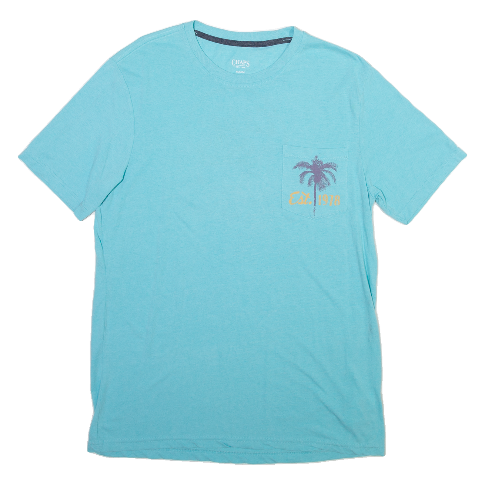 CHAPS Mens T-Shirt Blue M Refurbished - N/A refurbished available on Cerqular