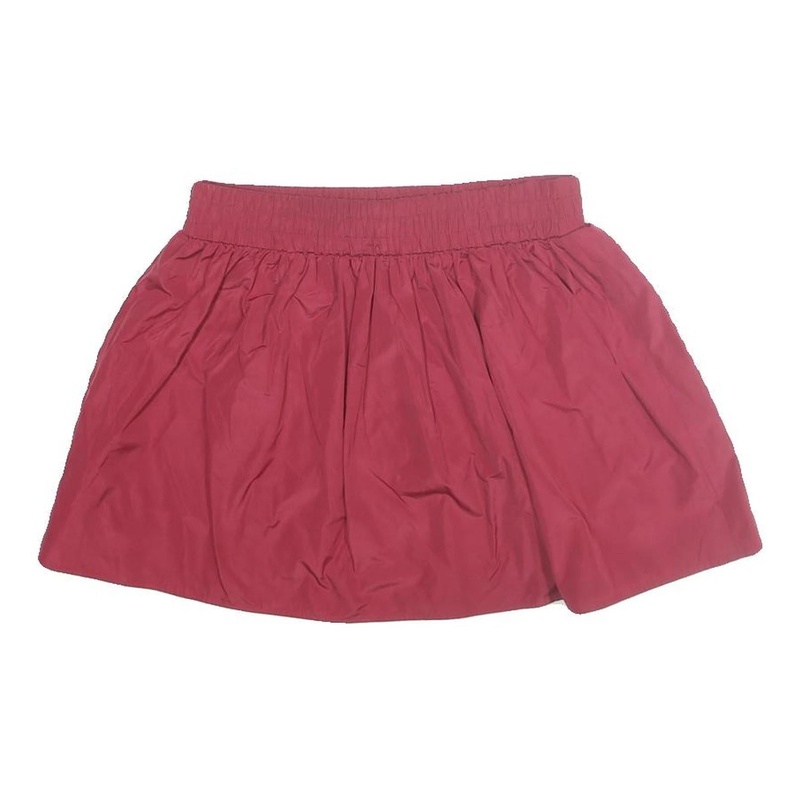RED VALENTINO Womens Red Swing Mini Polyester Skirt M Lightweight Gathered Waist Refurbished - N/A refurbished available on Cerqular