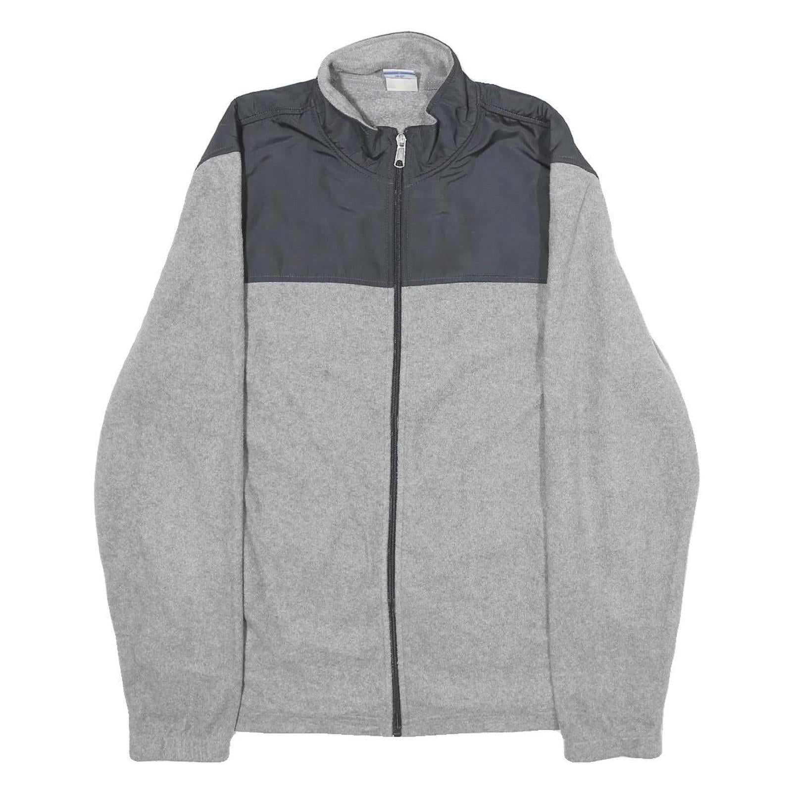 STARTER Mens Grey & Black Polyester Zip Jacket M Casual Track Sportswear Refurbished - N/A refurbished available on Cerqular