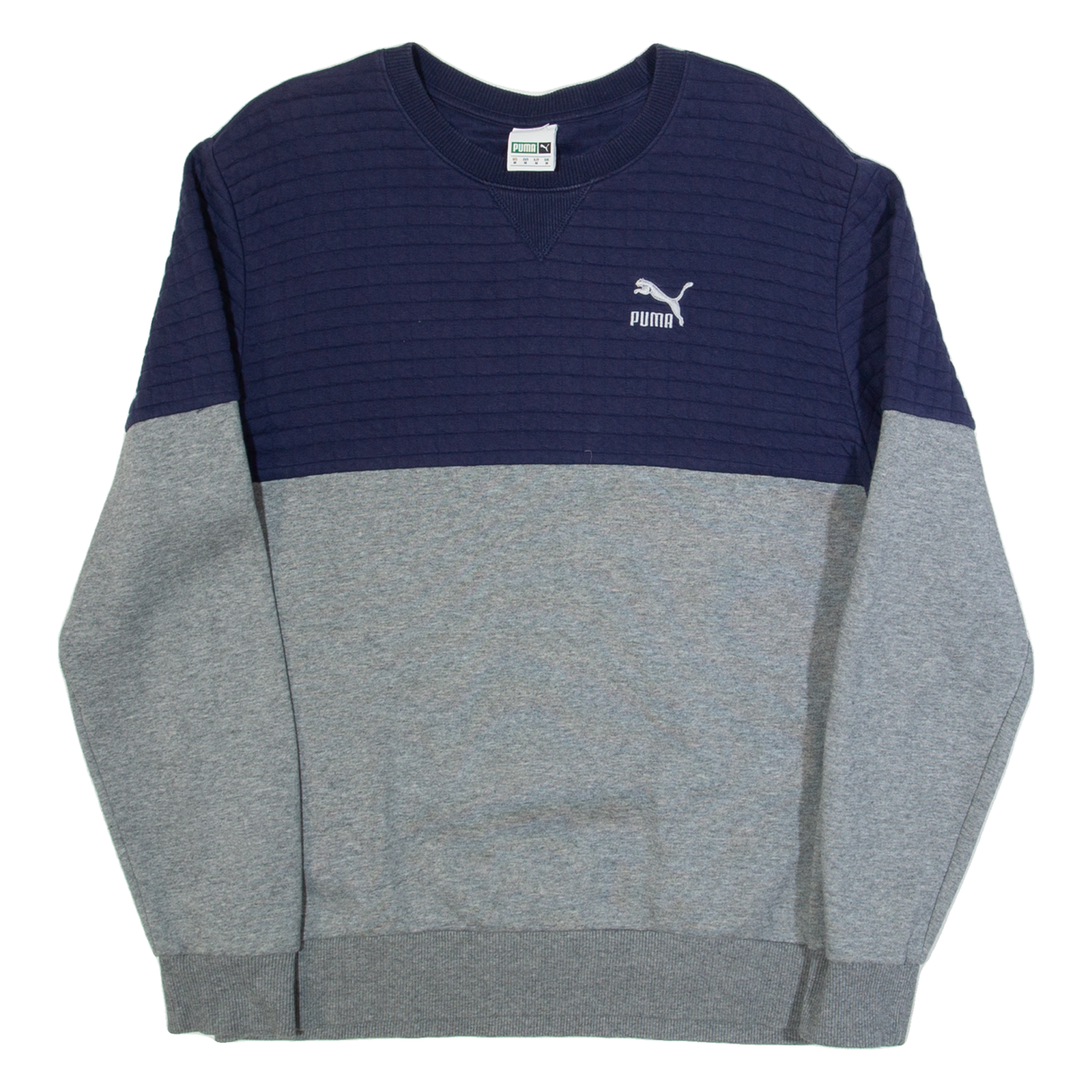 PUMA Mens Sweatshirt Grey M Refurbished - N/A refurbished available on Cerqular
