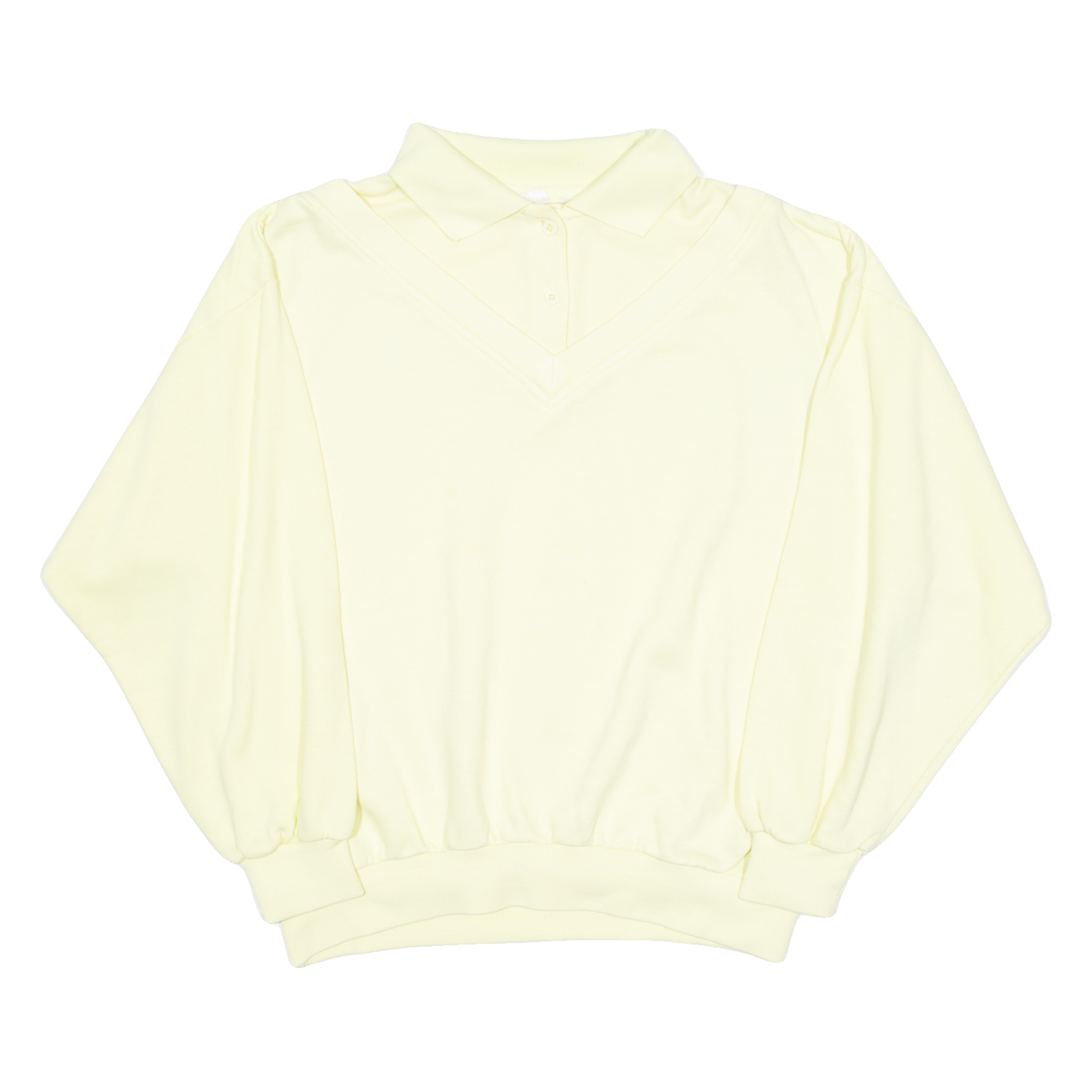 Womens Sweatshirt Yellow Collared M Refurbished - N/A refurbished available on Cerqular