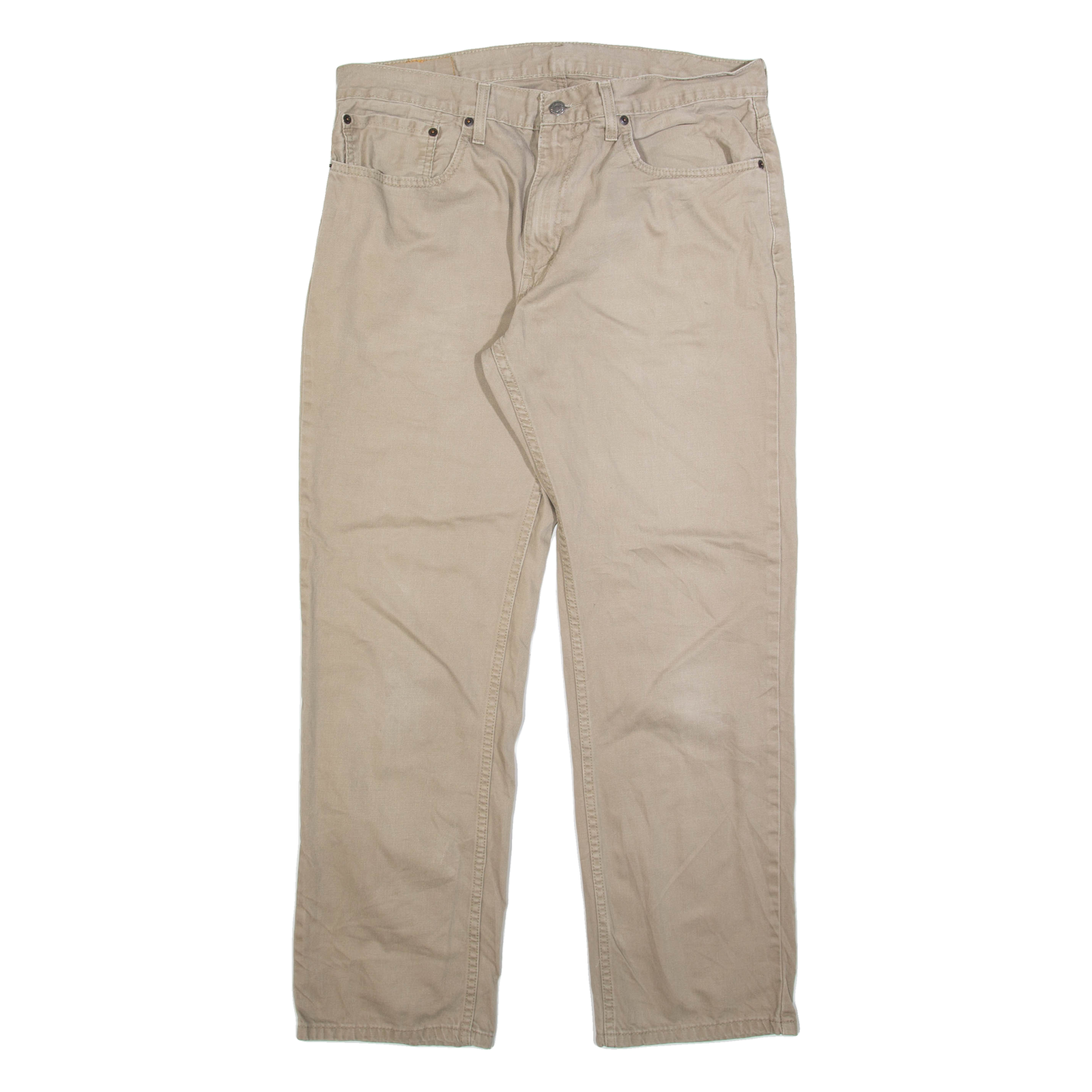 LEVI'S 559 Mens Trousers Beige Regular Straight W36 L32 Refurbished - N/A refurbished available on Cerqular